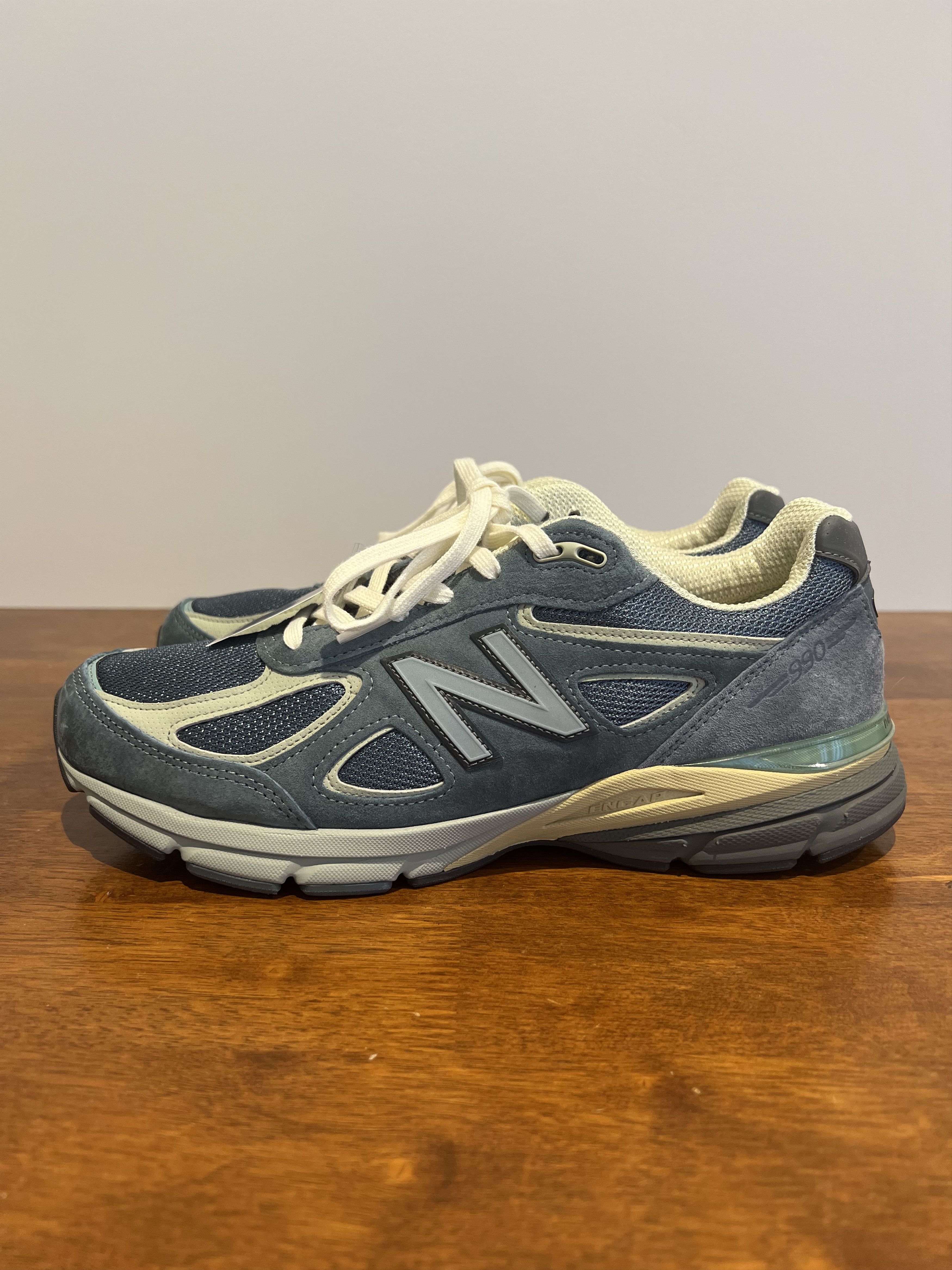 Auralee × New Balance 💚 Auralee x New Balance 990v4 MADE in USA Blue US 11 NEW Size US 11 / EU 44 - 9 Thumbnail