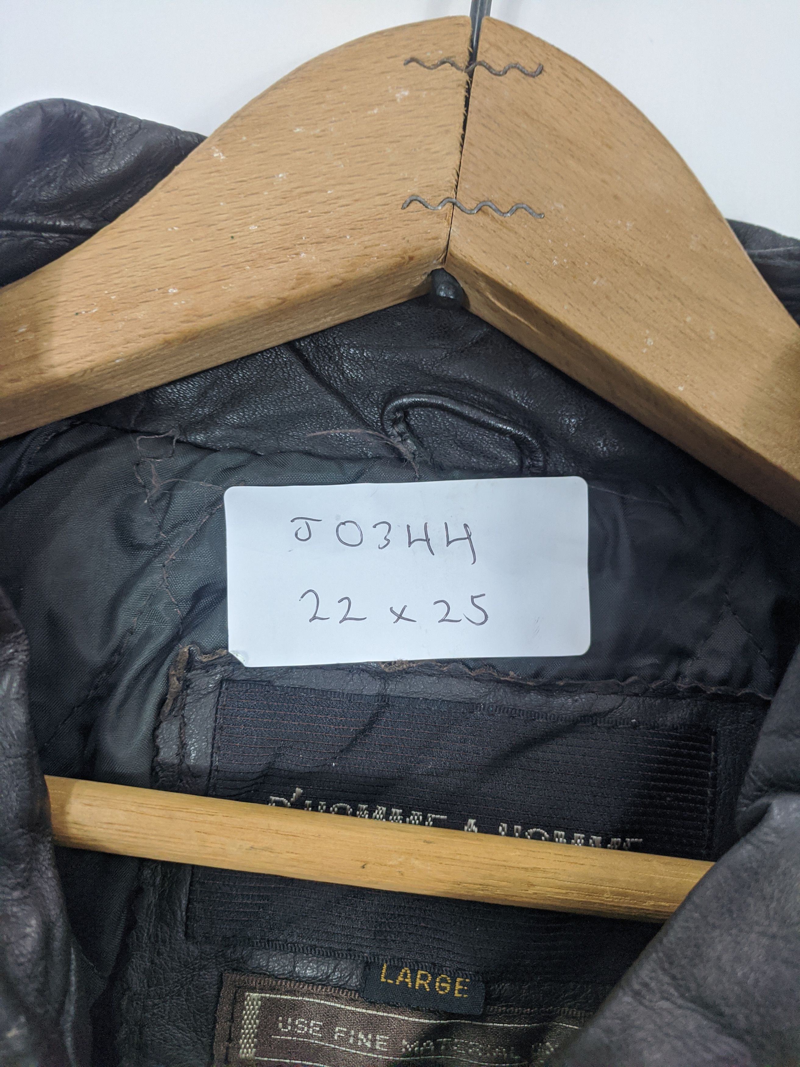 Japanese Brand D’Homme A Homme Leather Jacket Heavy J0344 Size US L / EU 52-54 / 3 - 14 Thumbnail