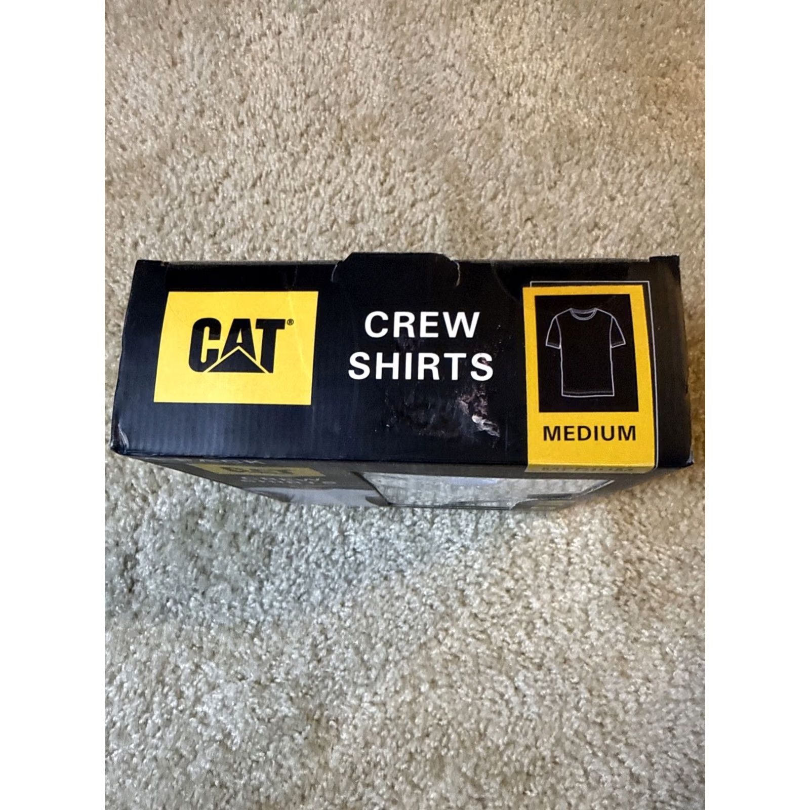 Caterpillar CATERPILLAR Medium White 4 Pack Athletic Crew Neck T-shirts Men Size US M / EU 48-50 / 2 - 5 Thumbnail