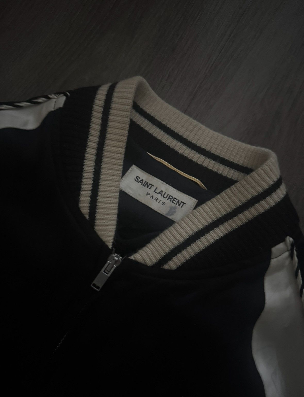 Saint Laurent Paris Saint Laurent SS14 Bloodluster Satin Jacket Size US XS / EU 42 / 0 - 5 Thumbnail