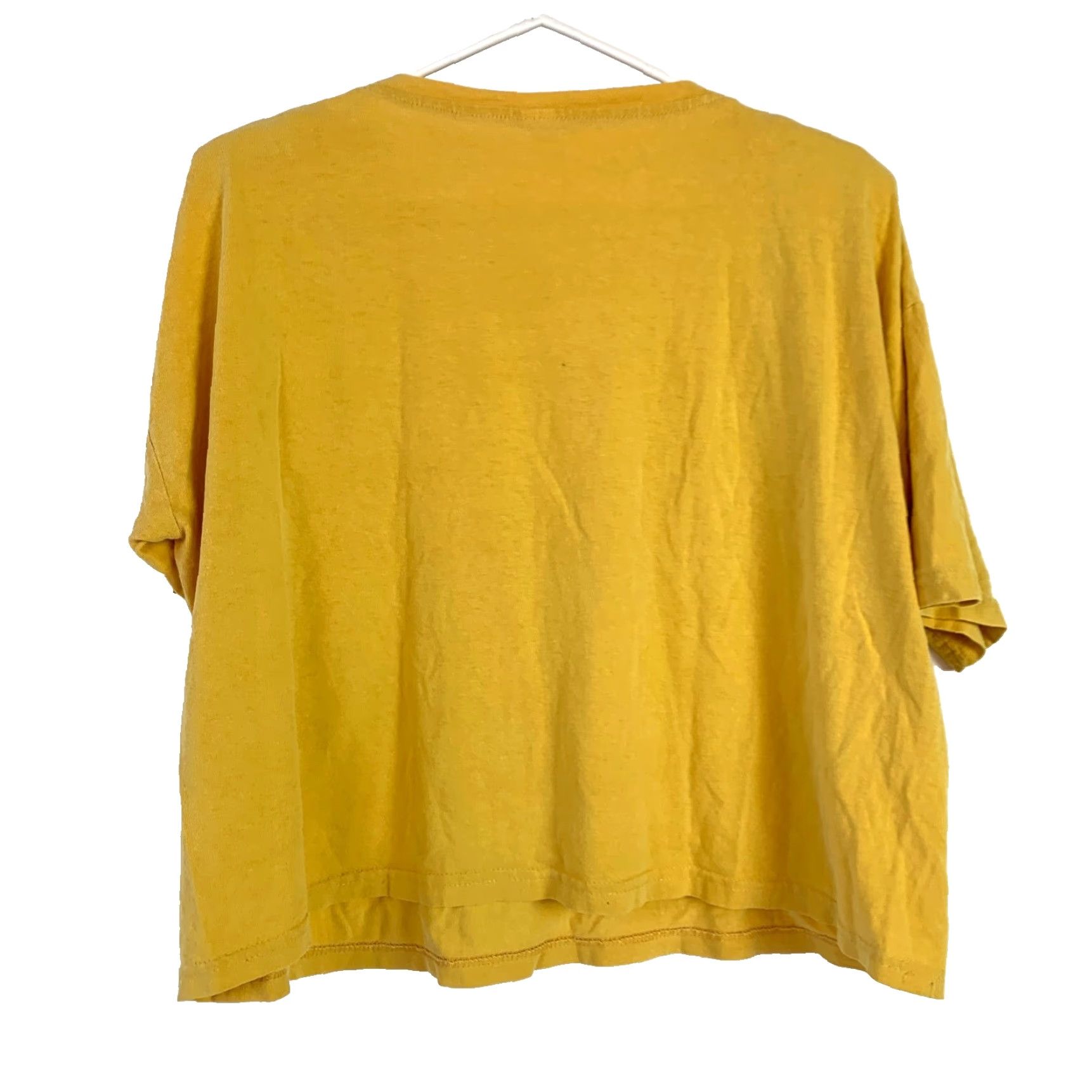 Vintage VINTAGE Beverly Hills Studded Cropped Tee Shirt One Size Gold USA Unisex Adults Short Sleeve Crew Neck T-Shirt 100% Cotton L.H. Size ONE SIZE - 7 Thumbnail