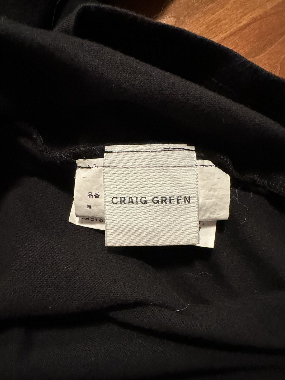 Comme des Garcons × Craig Green Comme des Garcons x Craig Green black T-shirt Size US L / EU 52-54 / 3 - 7 Thumbnail