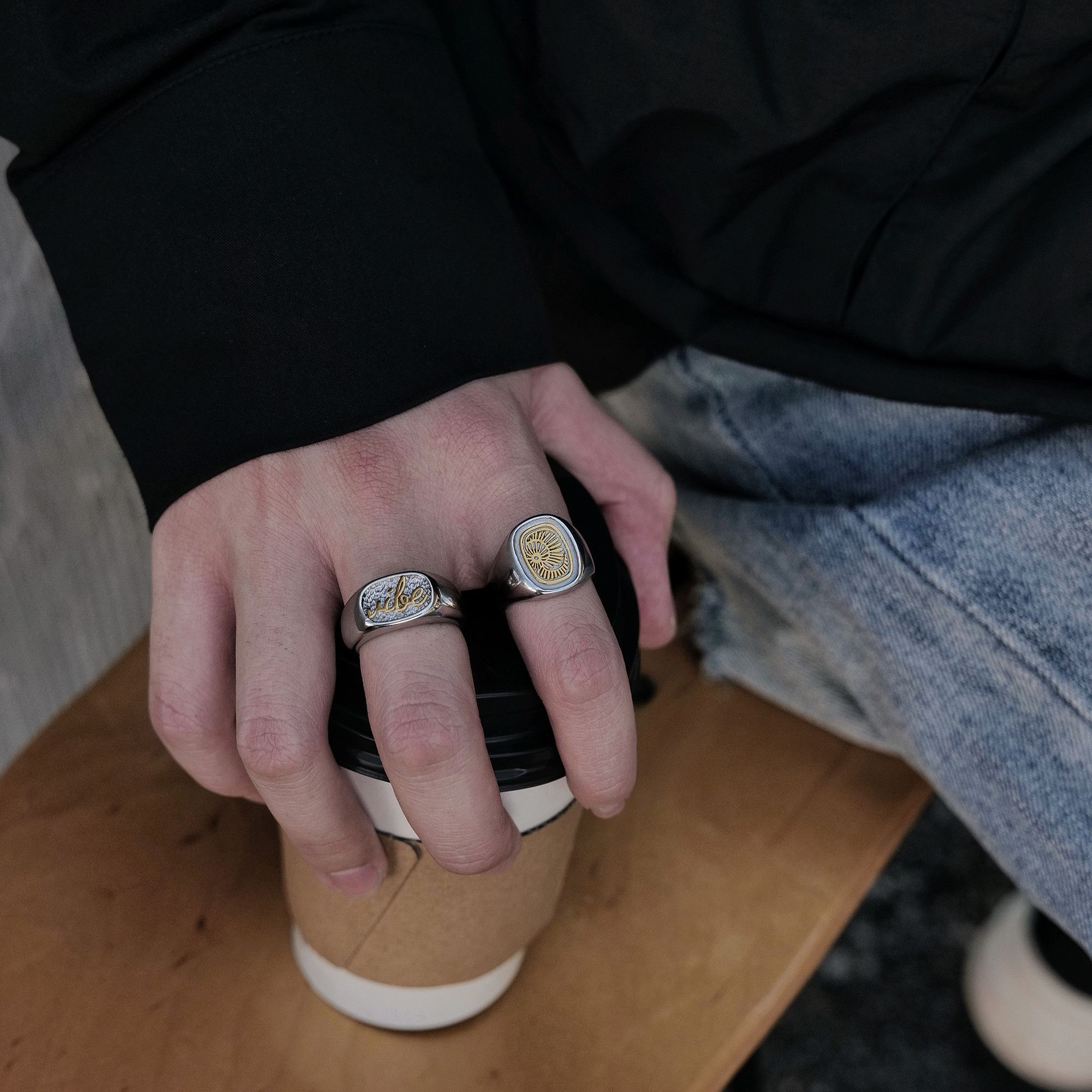 Jewelry Matchless Jewelry Rings Open Size Chrome Ring (Size 7-13) Size ONE SIZE - 2 Thumbnail