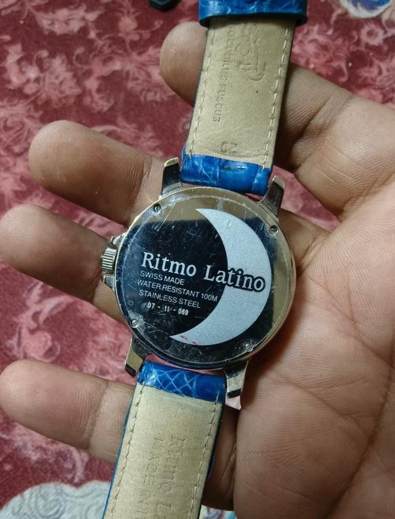 If Six Was Nine × Japanese Brand Ritmo Latino swiss made blue watch Size ONE SIZE - 3 Thumbnail