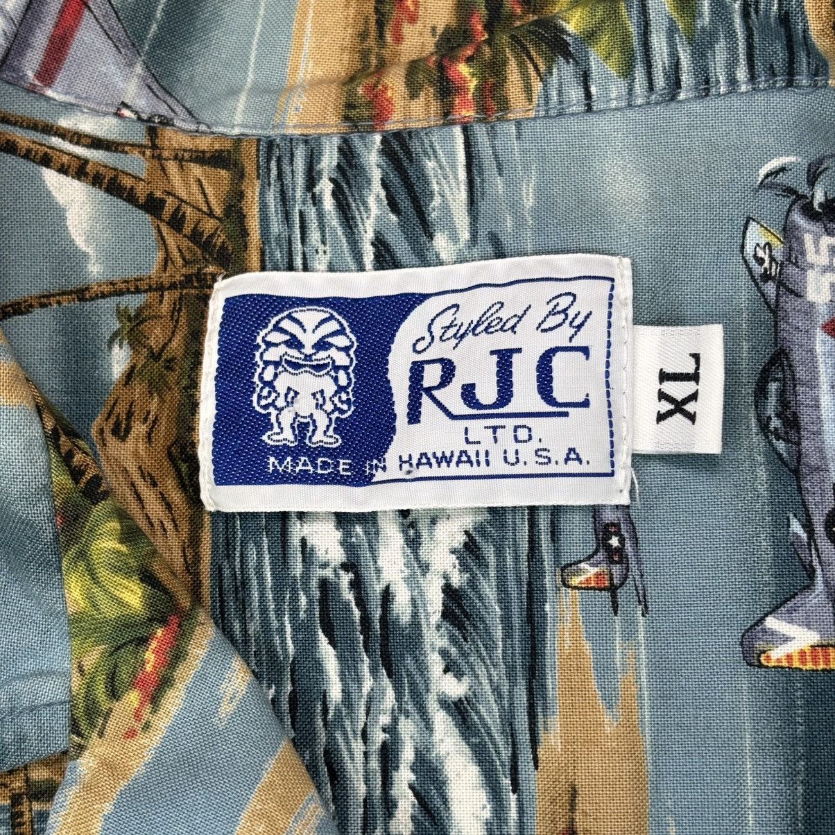 Other RJC Hawaiian Shirt Men's WWII Military Fighter Bomber USA Size US XL / EU 56 / 4 - 2 Thumbnail