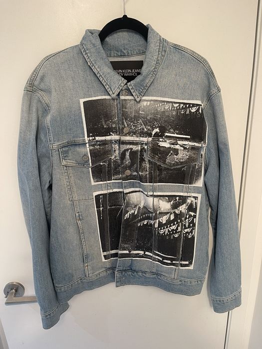 Calvin klein andy outlet warhol denim jacket