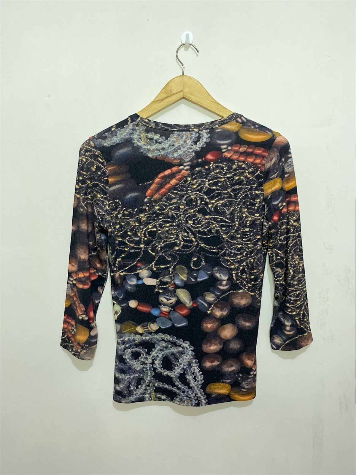If Six Was Nine × Japanese Brand × Le Grande Bleu (L.G.B.) Vintage Y2K All Over Print Jewellery Size M / US 6-8 / IT 42-44 - 2 Thumbnail