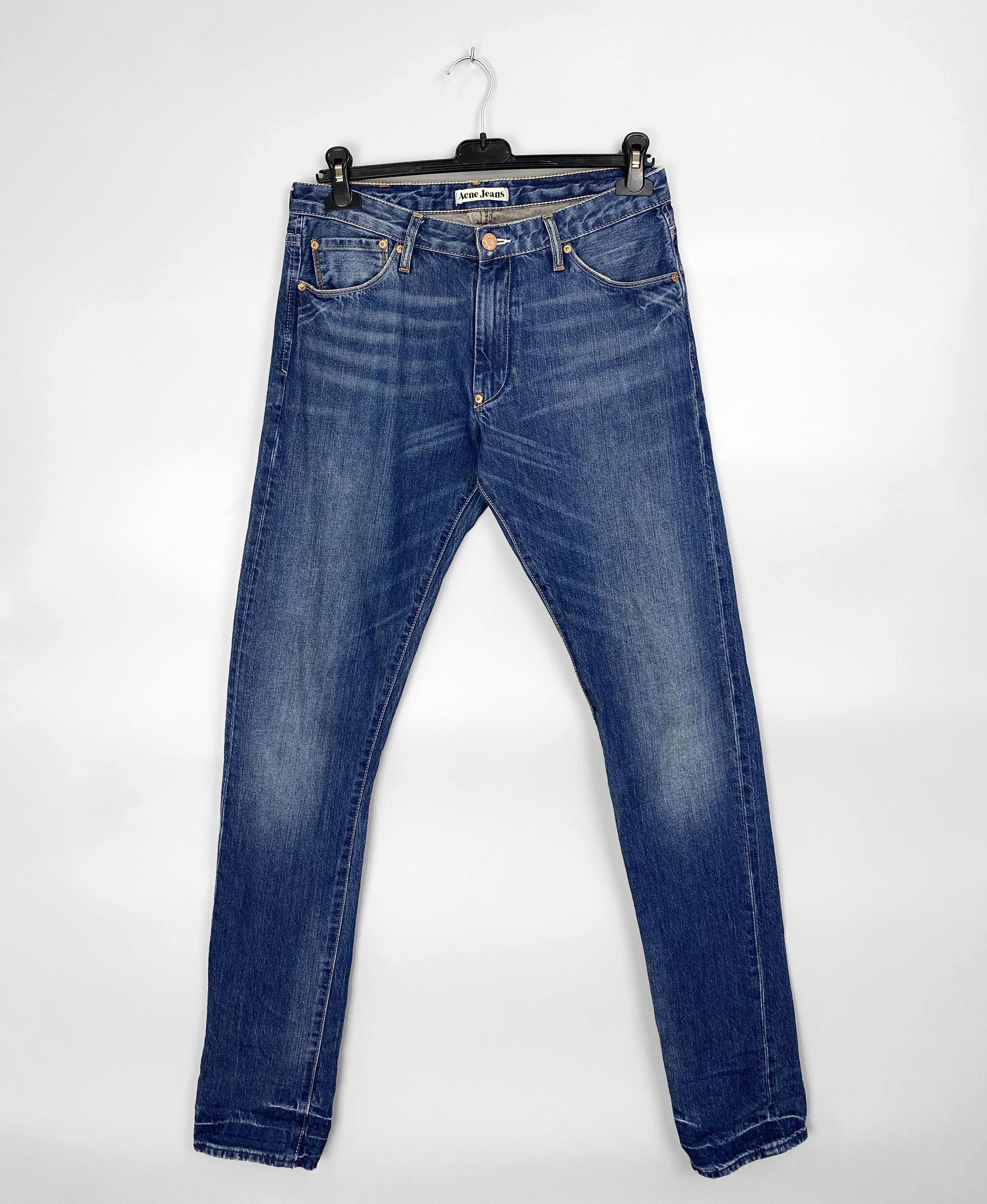 Acne Studios Acne Jeans Hug Lost Denim Jeans Leather Patch W28 L34 Size US 28 / EU 44 - 1 Thumbnail