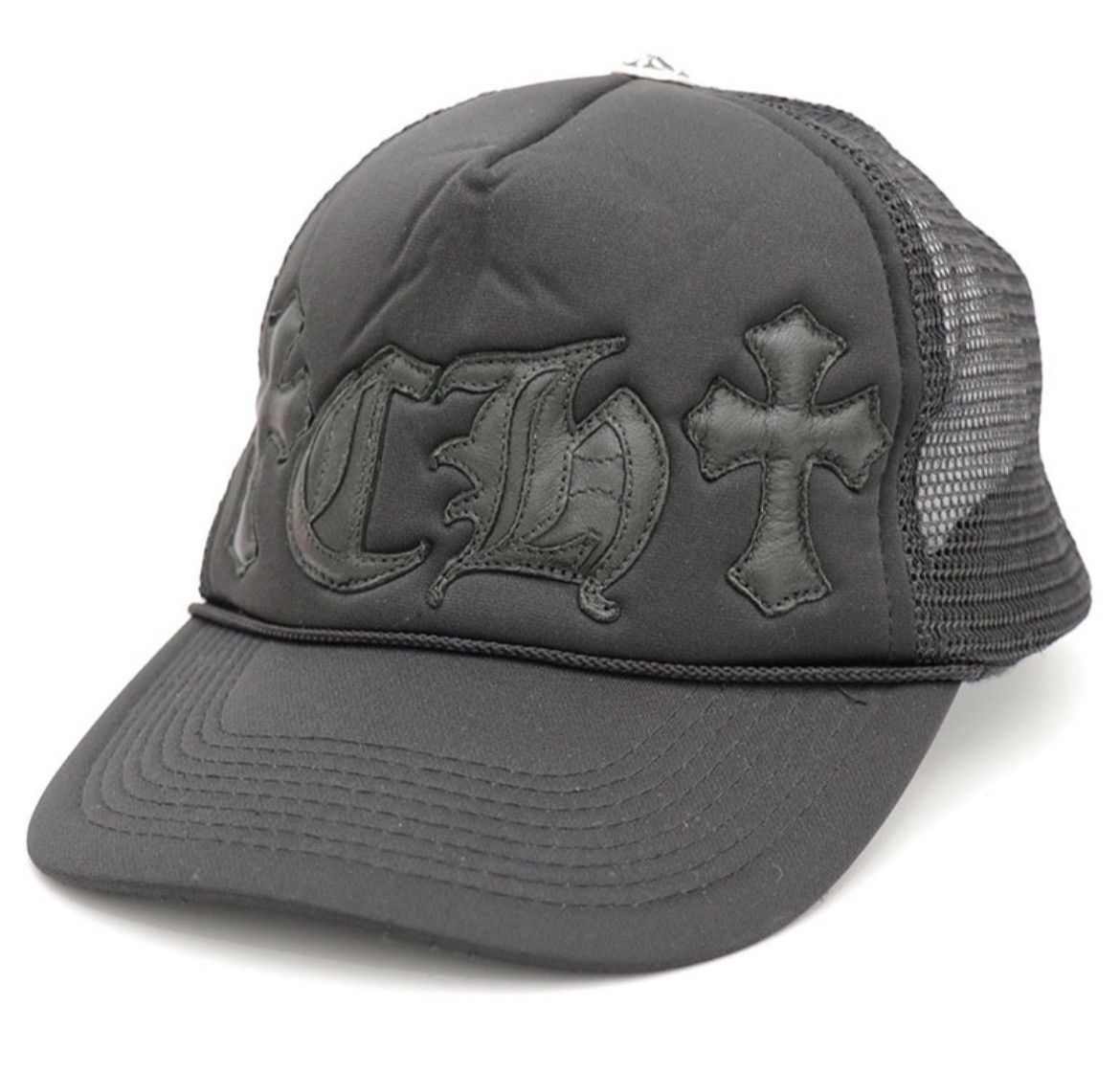 クロムハーツ CH Cross LeatherPatch BaseballCap Chrome Hearts CH