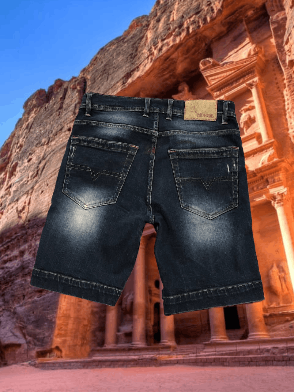Diesel denim shorts blue Y2K DIESEL Vintage size 30 Size US 30 / EU 46 - 1 Thumbnail