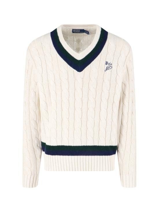Polo Ralph Lauren POLO RALPH LAUREN Men Sweater 710 970656 001 White Size US M / EU 48-50 / 2 - 1 Thumbnail