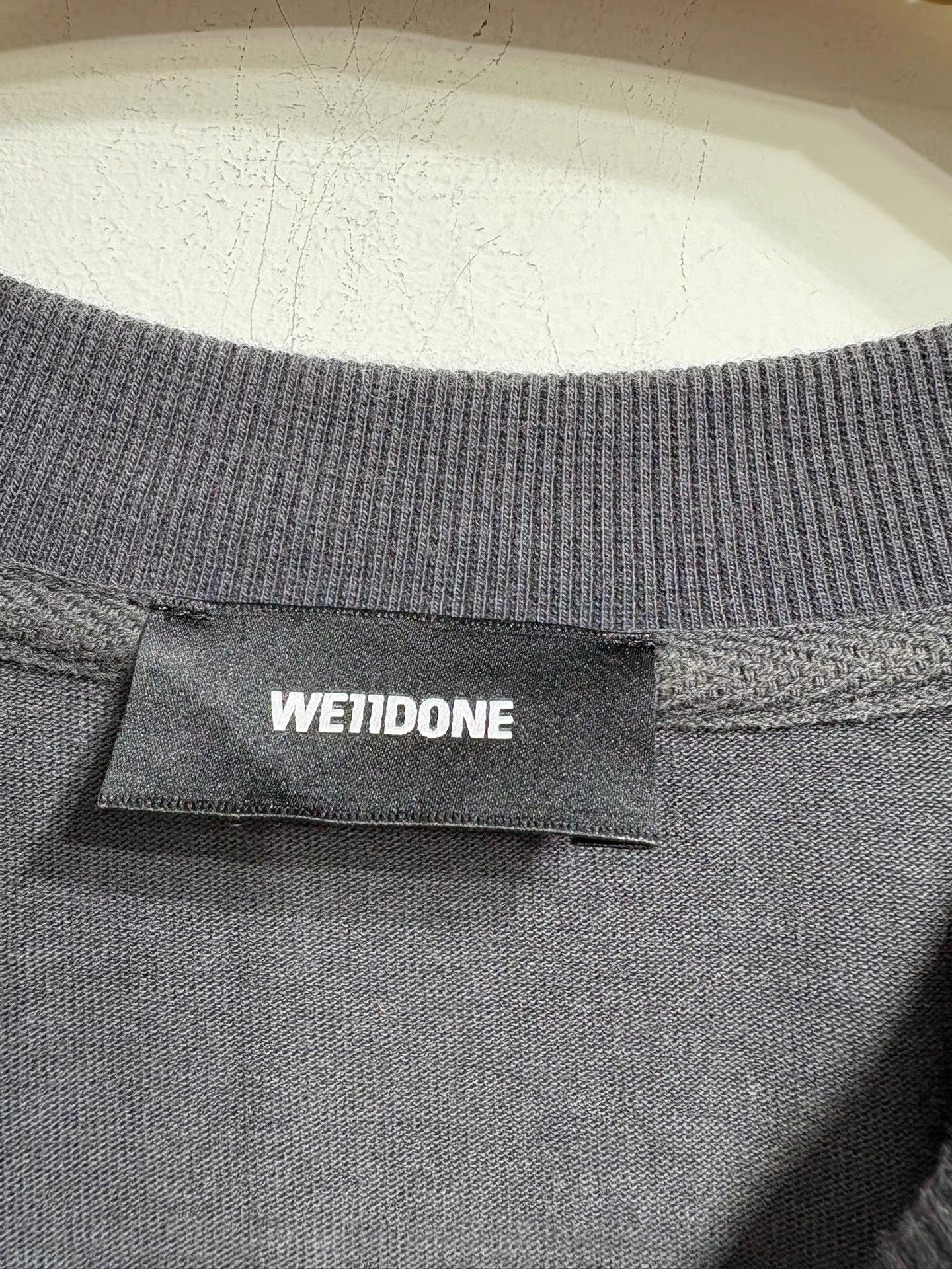 WE11DONE we11done Men's Three-color Spliced Short Sleeve T-shirt K29 Size US M / EU 48-50 / 2 - 3 Thumbnail