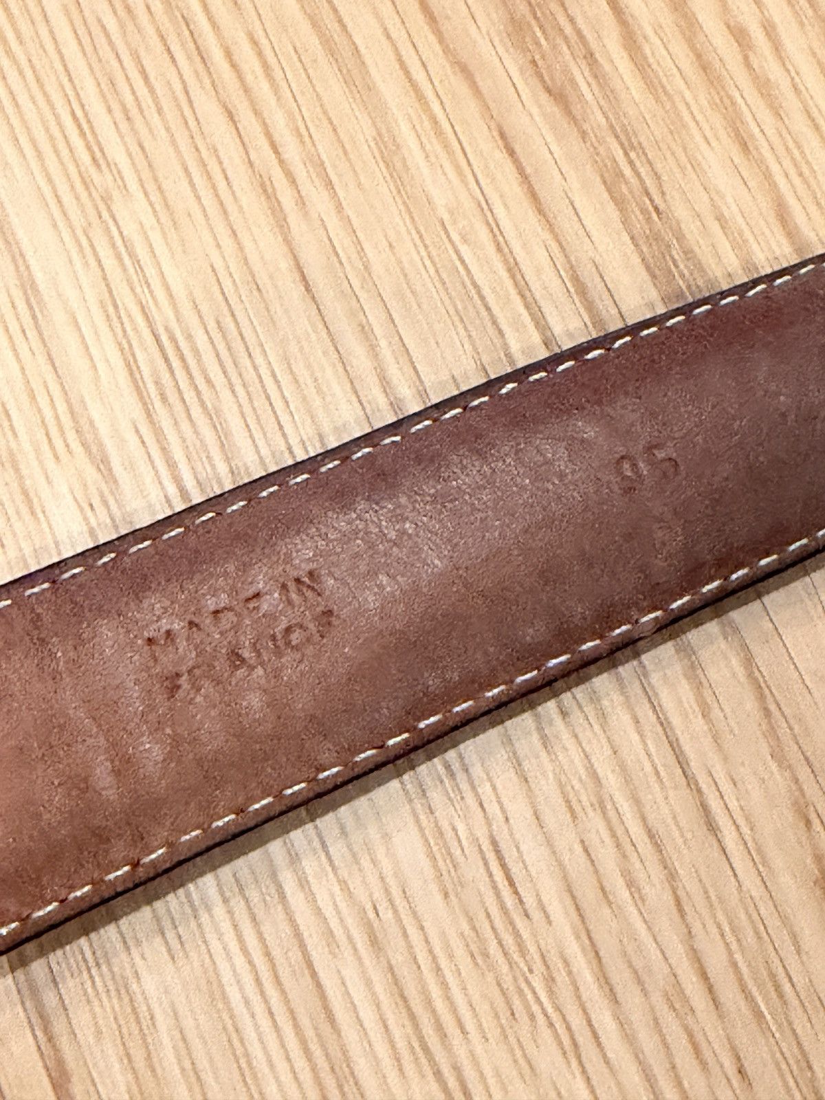 Balmain Decarnin FW 2010 Heavy Stud Leather Belt Size 36 - 8 Thumbnail