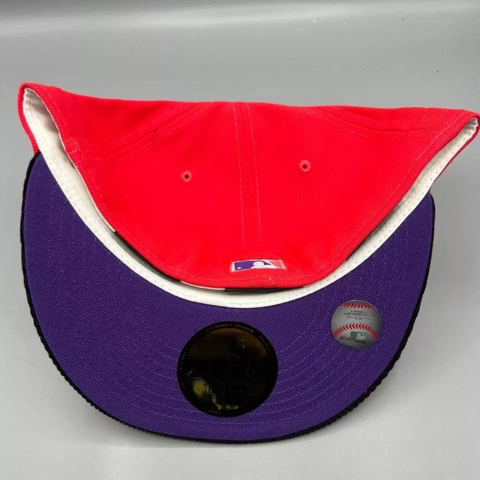 New Era Toronto Blue Jays Hat Men 7 1/2 59Fifty New Era Fitted Cap Size ONE SIZE - 6 Thumbnail