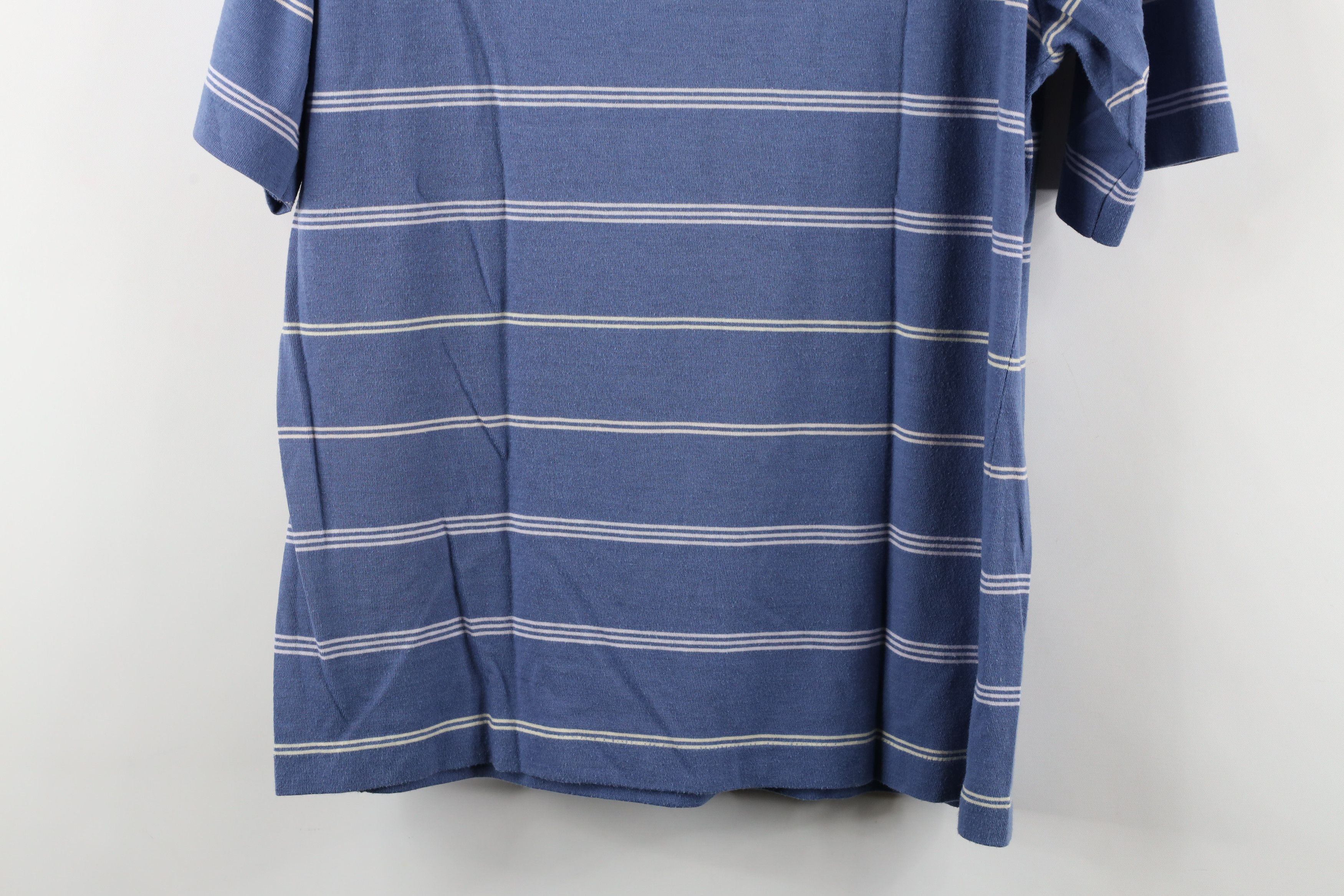 Vintage Vintage 70s 80s Streetwear Striped Knit Golf Polo Shirt Size US M / EU 48-50 / 2 - 11 Thumbnail