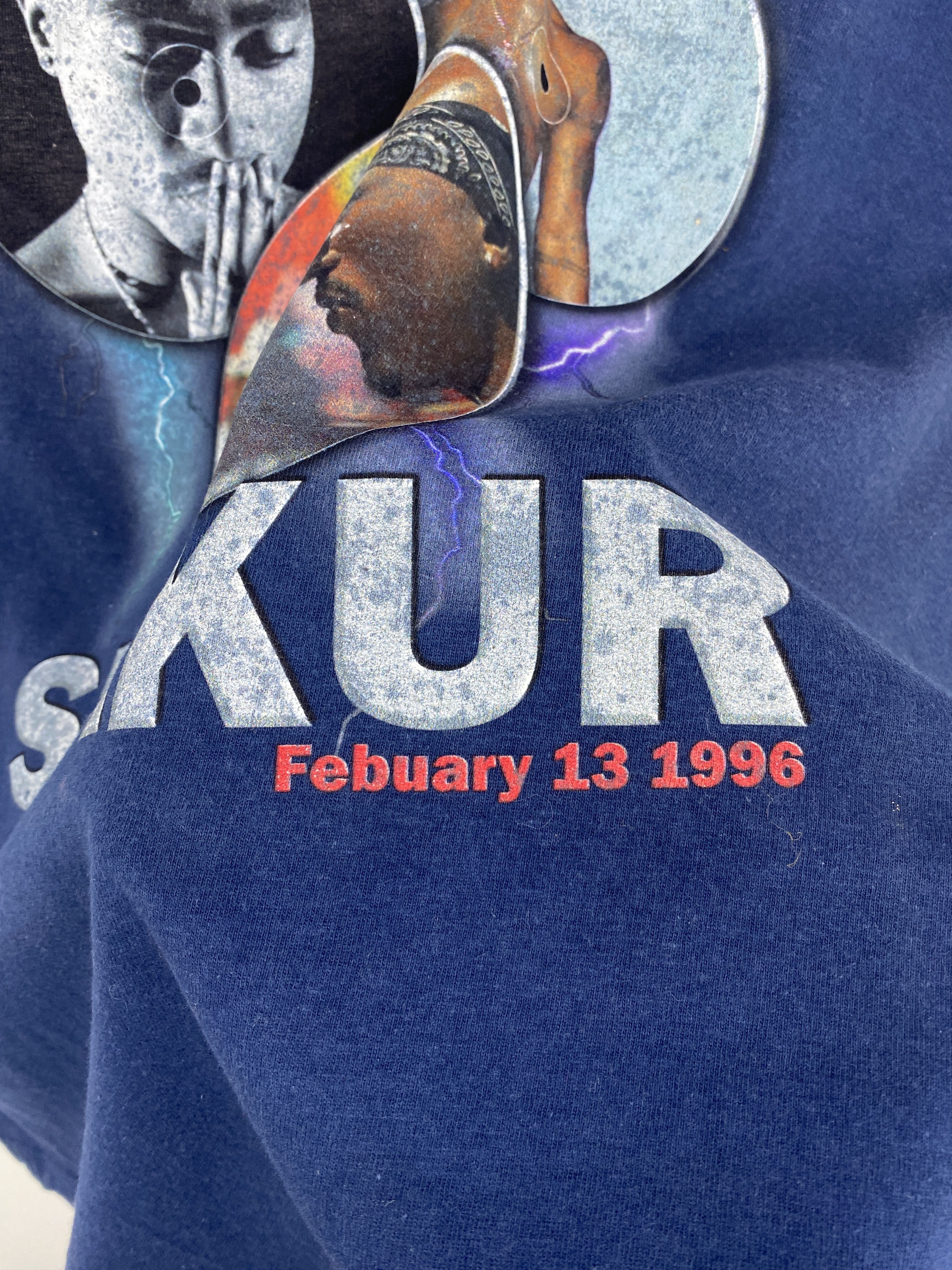 Rap Tees × Vintage Vintage 90s Tupac Shakur All Eyez On Me Rap Tee TA0641 Size US L / EU 52-54 / 3 - 10 Thumbnail
