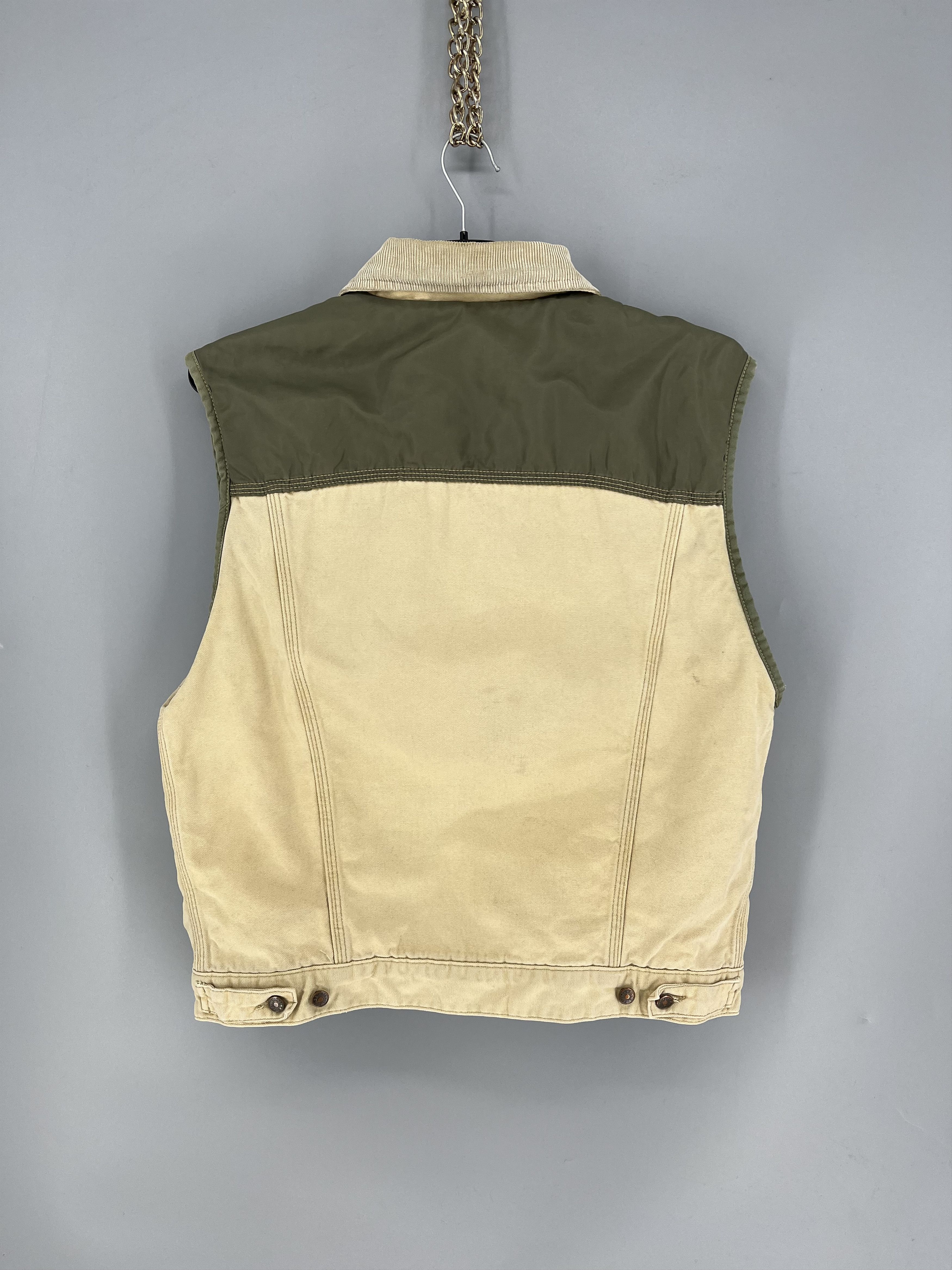 Diesel Vintage Diesel Vest Mens M Made In Italy Beige Canvas Size US M / EU 48-50 / 2 - 11 Thumbnail