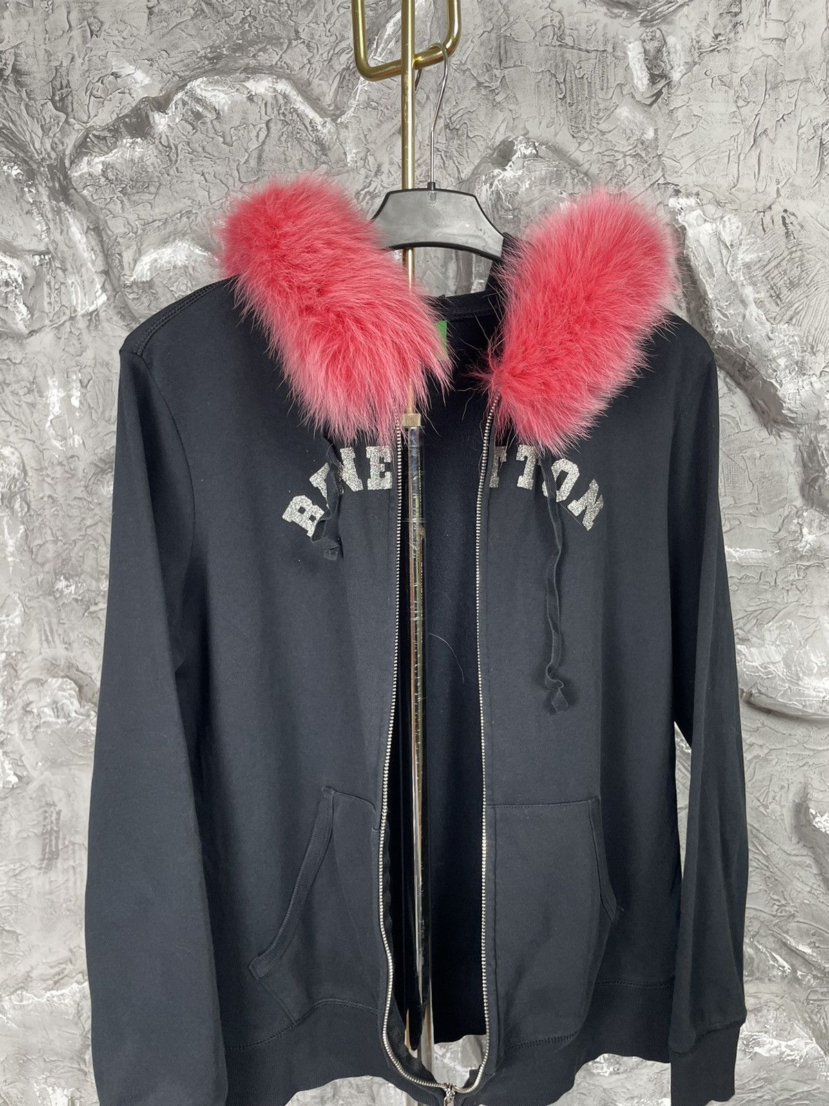 Hysteric Glamour × If Six Was Nine × Japanese Brand Y2K Punk Glamour Logo Fur Zip Hoodie Japanese LGB Style Size US M / EU 48-50 / 2 - 7 Thumbnail