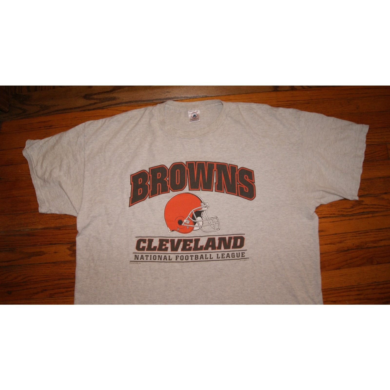 Delta VTG Cleveland Browns TShirt Men 3XL Gray Football Helmet USA Size US XXL / EU 58 / 5 - 1 Thumbnail