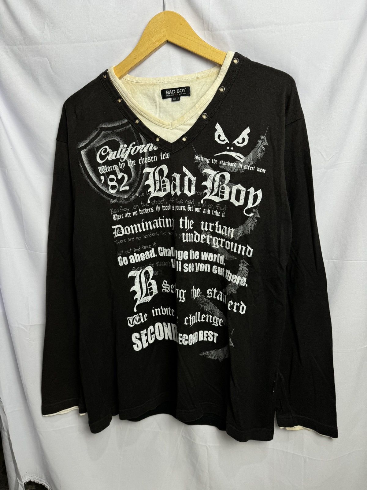 14th Addiction Badboy-Poem Japanese Long Sleeve ifsixwasnine Lgb Style Size US L / EU 52-54 / 3 - 2 Thumbnail