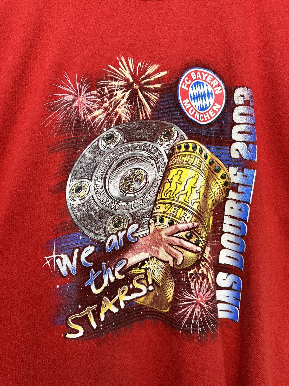 Nike FC Bayern Munich 2003 champions vintage football graphic tee Size US L / EU 52-54 / 3 - 3 Thumbnail