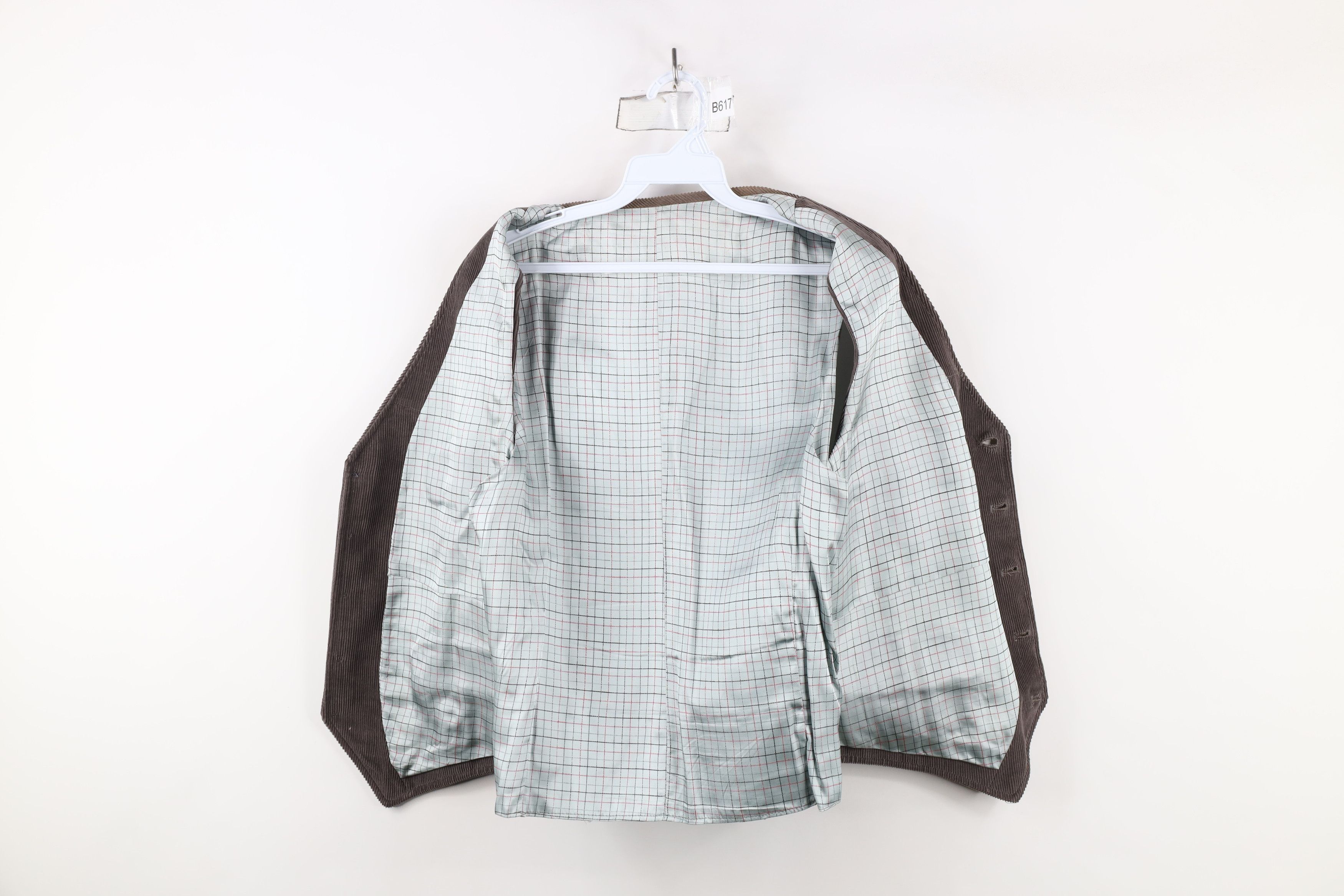 Vintage Vintage 70s Streetwear Buckle Corduroy Suit Vest Jacket USA Size US M / EU 48-50 / 2 - 10 Thumbnail