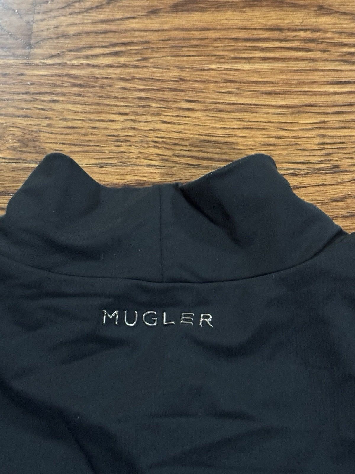 H&M × Mugler NWT Mens HM & MUGLER Black Cut Out Longsleeve Shirt Size XL Size US XL / EU 56 / 4 - 5 Thumbnail