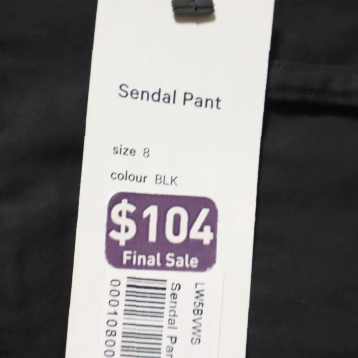 Lululemon Lululemon Lab Sendal Wide Leg Tencel Microfiber Chino Pants Black Women's 8 Size 30" / US 8 / IT 44 - 5 Thumbnail