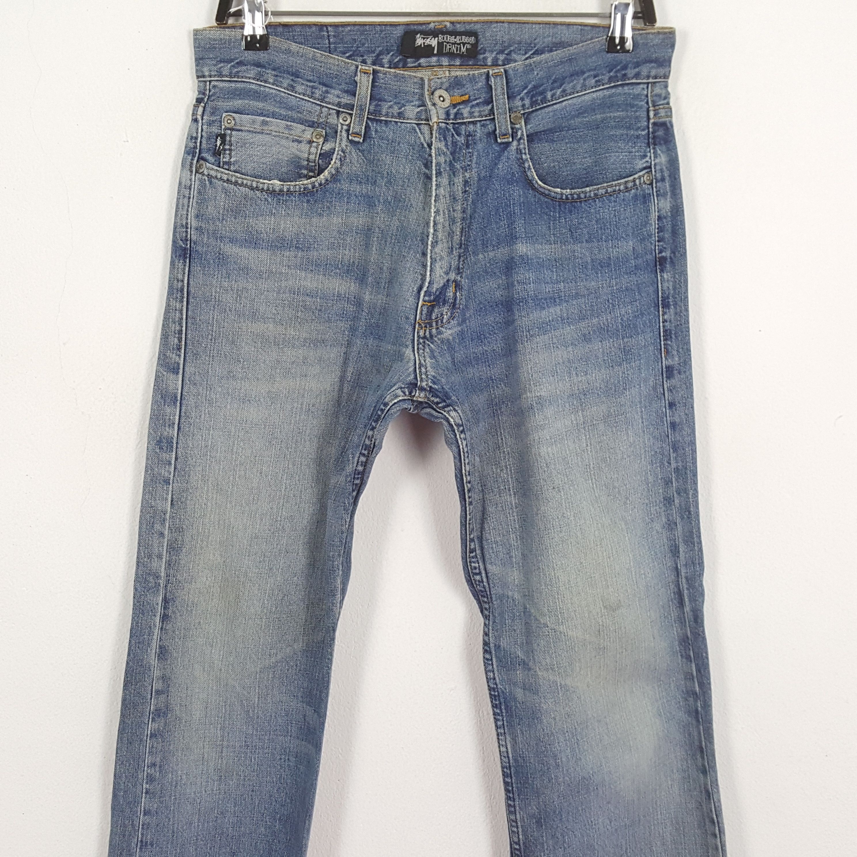 Stussy STUSSY Streetwear Skateboard Style Custom Art Jeans Size US 30 / EU 46 - 5 Thumbnail