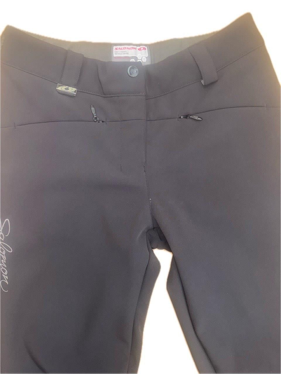 Salomon SALOMON Ski pants Black unisex Size 32" / US 10 / IT 46 - 4 Thumbnail