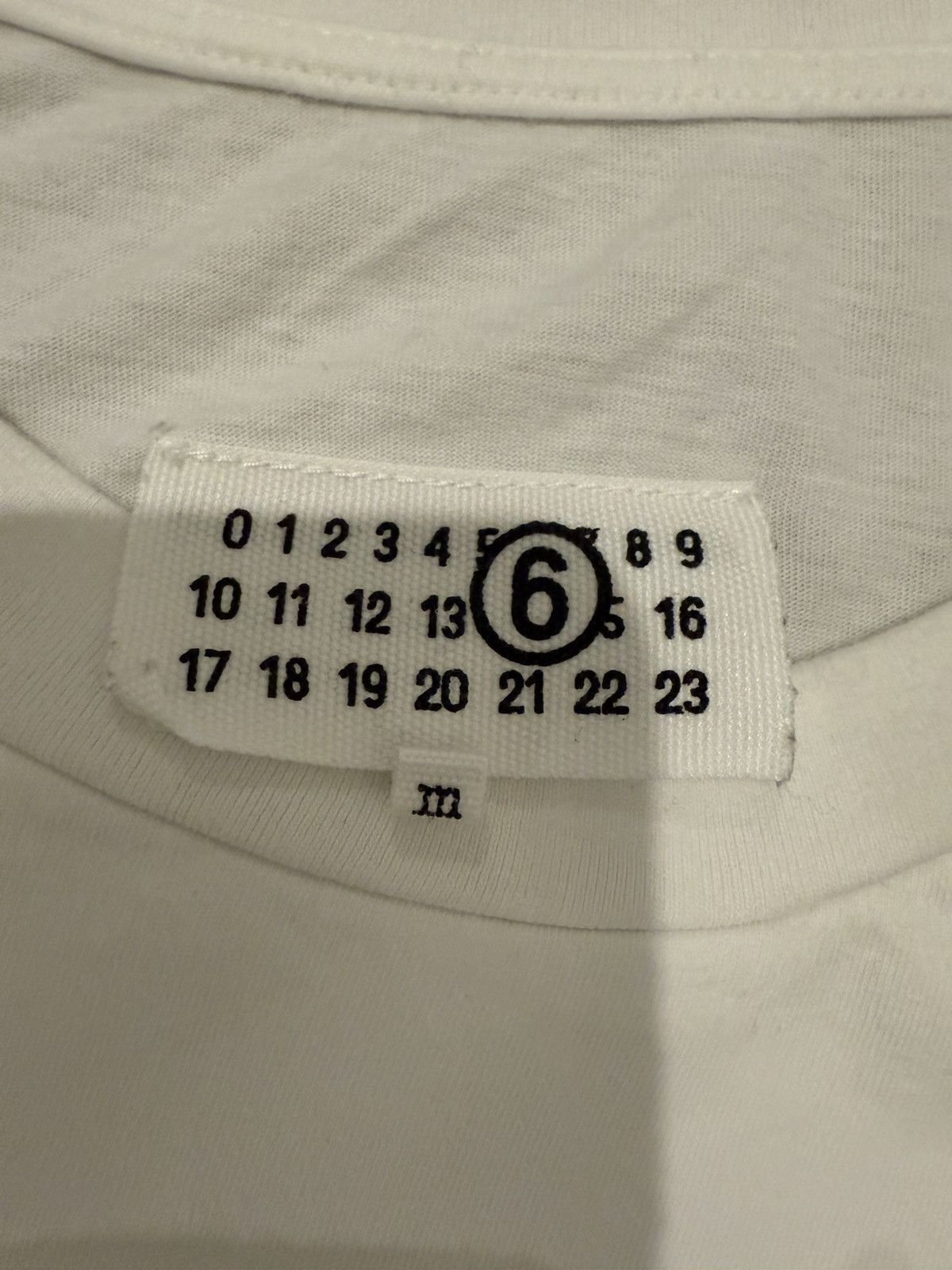Maison Margiela MM6 Maison Margiela Numbers Tee Size US S / EU 44-46 / 1 - 3 Thumbnail