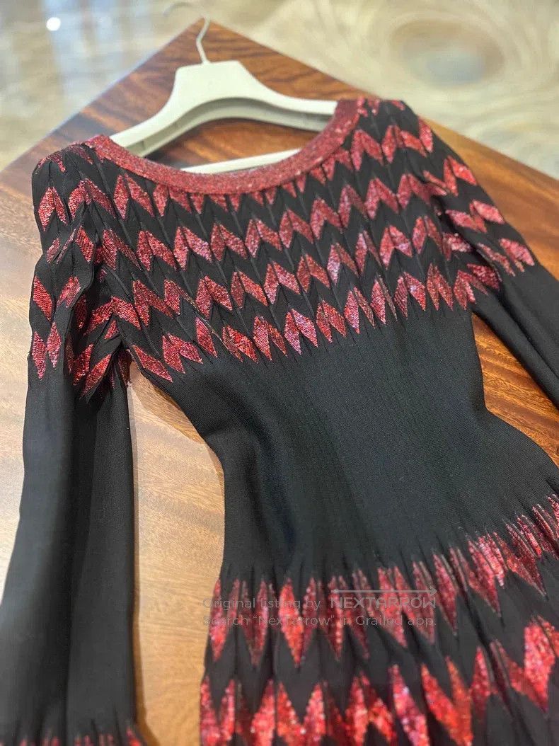 Alaia Alaia Heavy Sequined Dress Size XS / US 0-2 / IT 36-38 - 5 Thumbnail