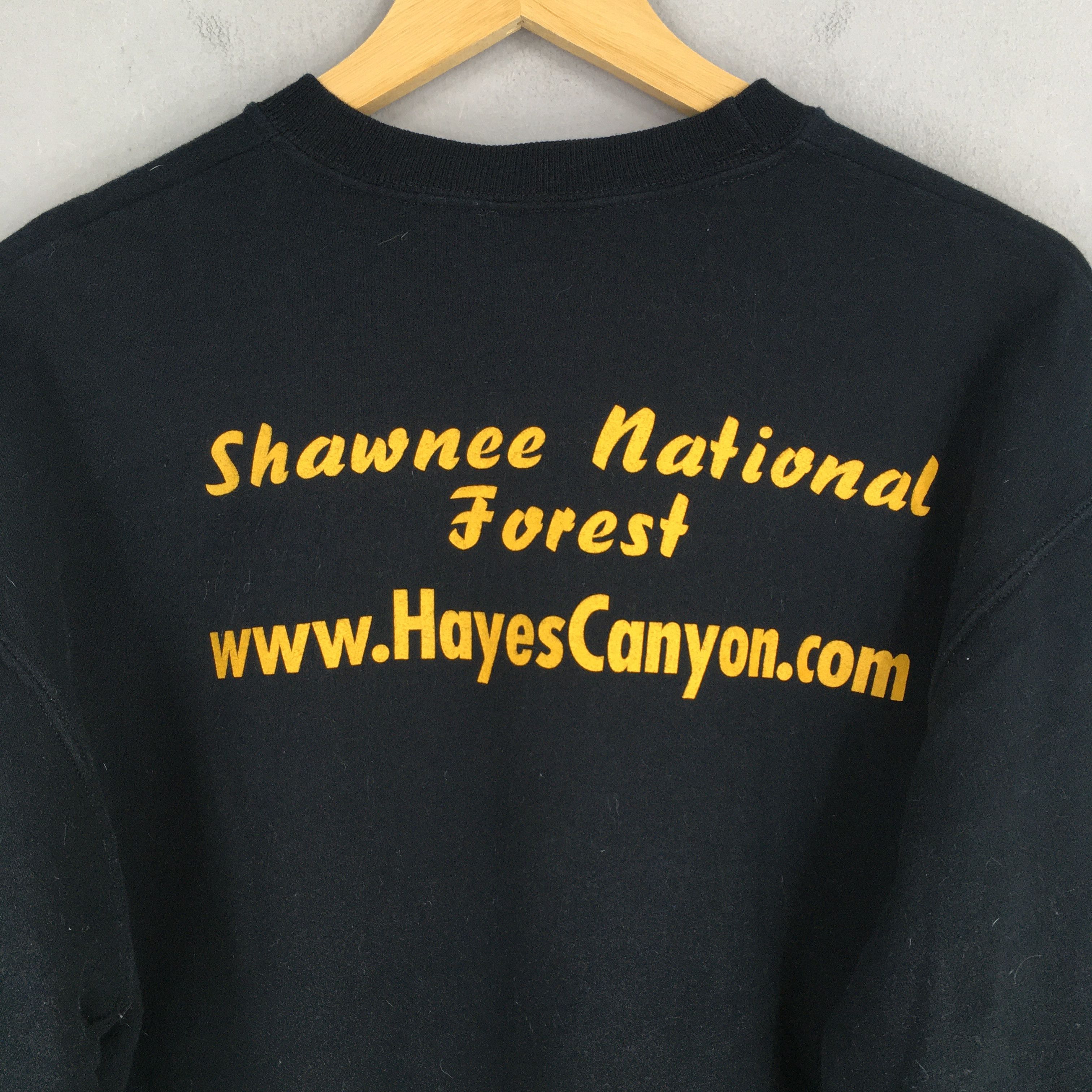 Jerzees Vintage Hayes Canyon Campground Sweatshirt Small Size US S / EU 44-46 / 1 - 7 Thumbnail