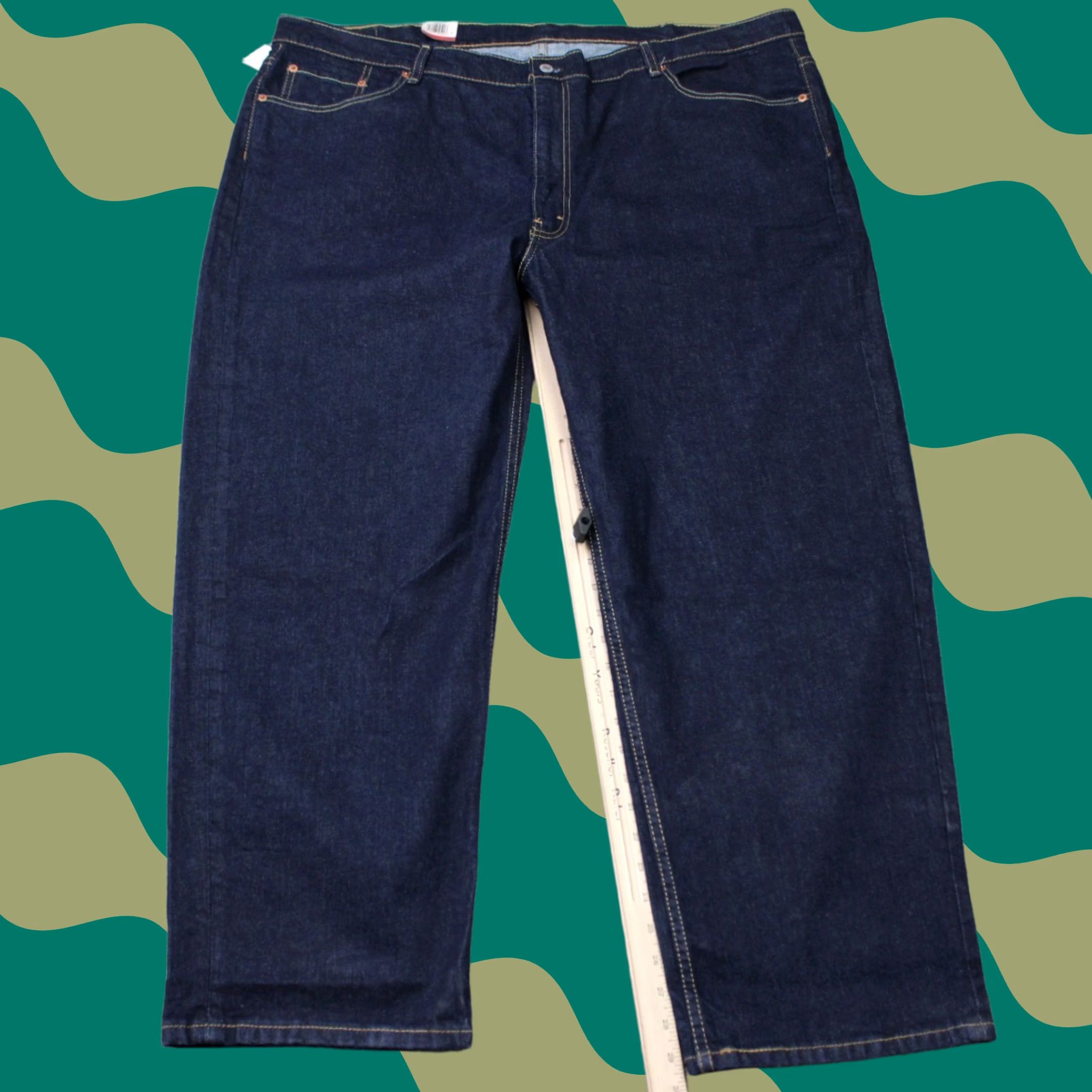Levi's Levi's 550 Jeans Mens 48x30 Blue Relaxed Fit 5-Pocket Denim Cotton Stretch Straight NWT California Prop 65 none Brand Levi's 90s USA Vintage No Size US 32 / EU 48 - 1 Thumbnail