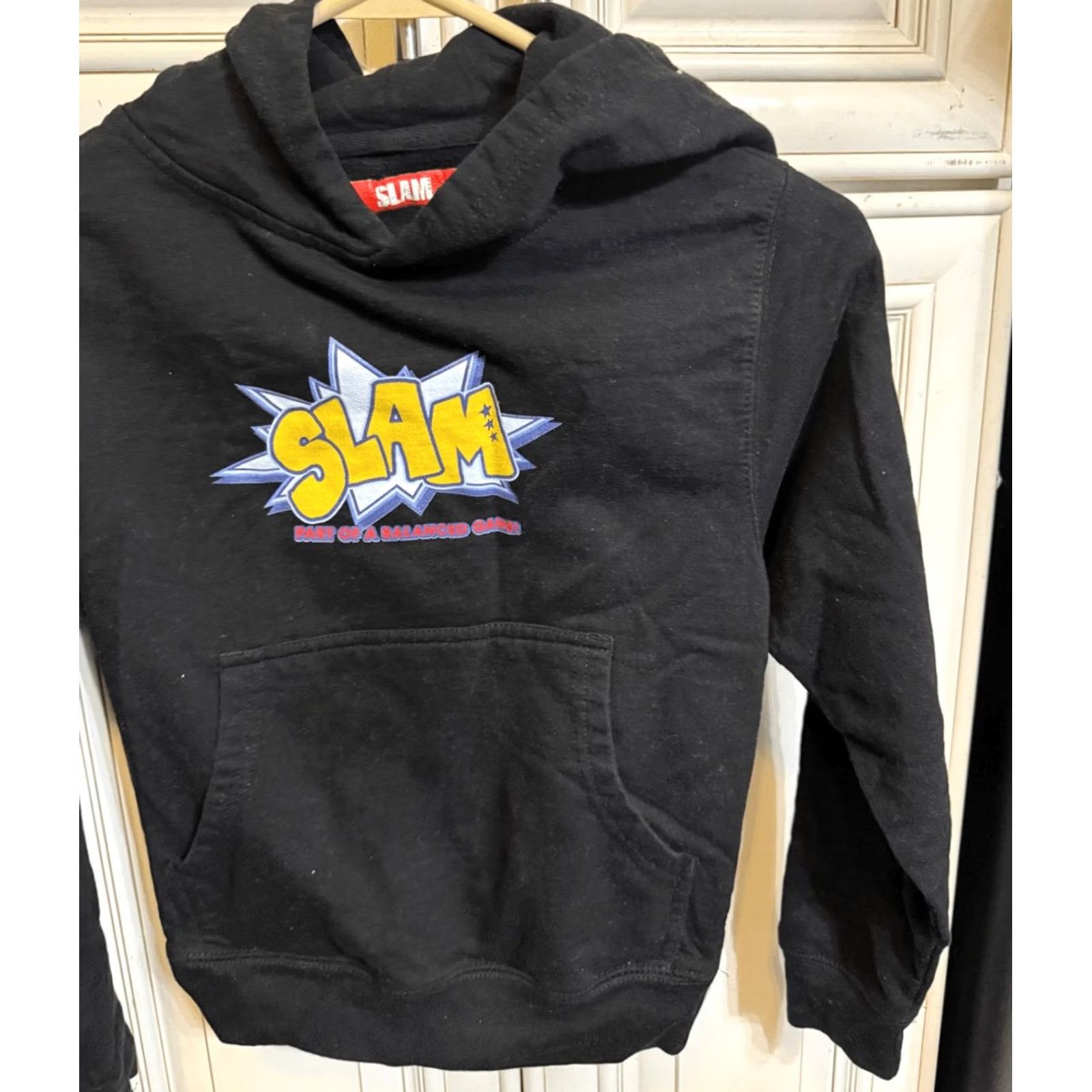 Vintage Slam Goods Unisex Hoodie For Breakfast Graphic Pullover Black Small Size US S / EU 44-46 / 1 - 6 Thumbnail