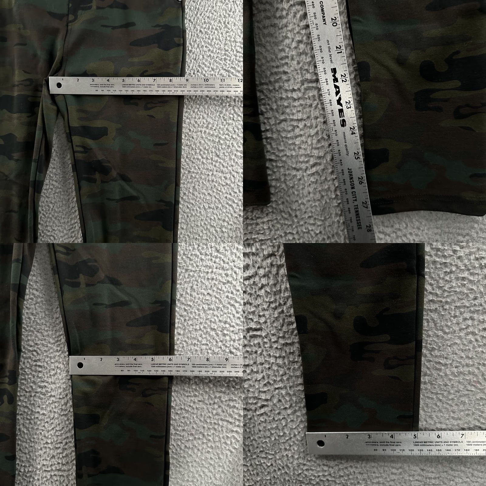 Sanctuary Sanctuary Womens Leggings Camo Multicolor M Pull On Ankle Nylon Rayon Blend Size 32" / US 10 / IT 46 - 8 Thumbnail