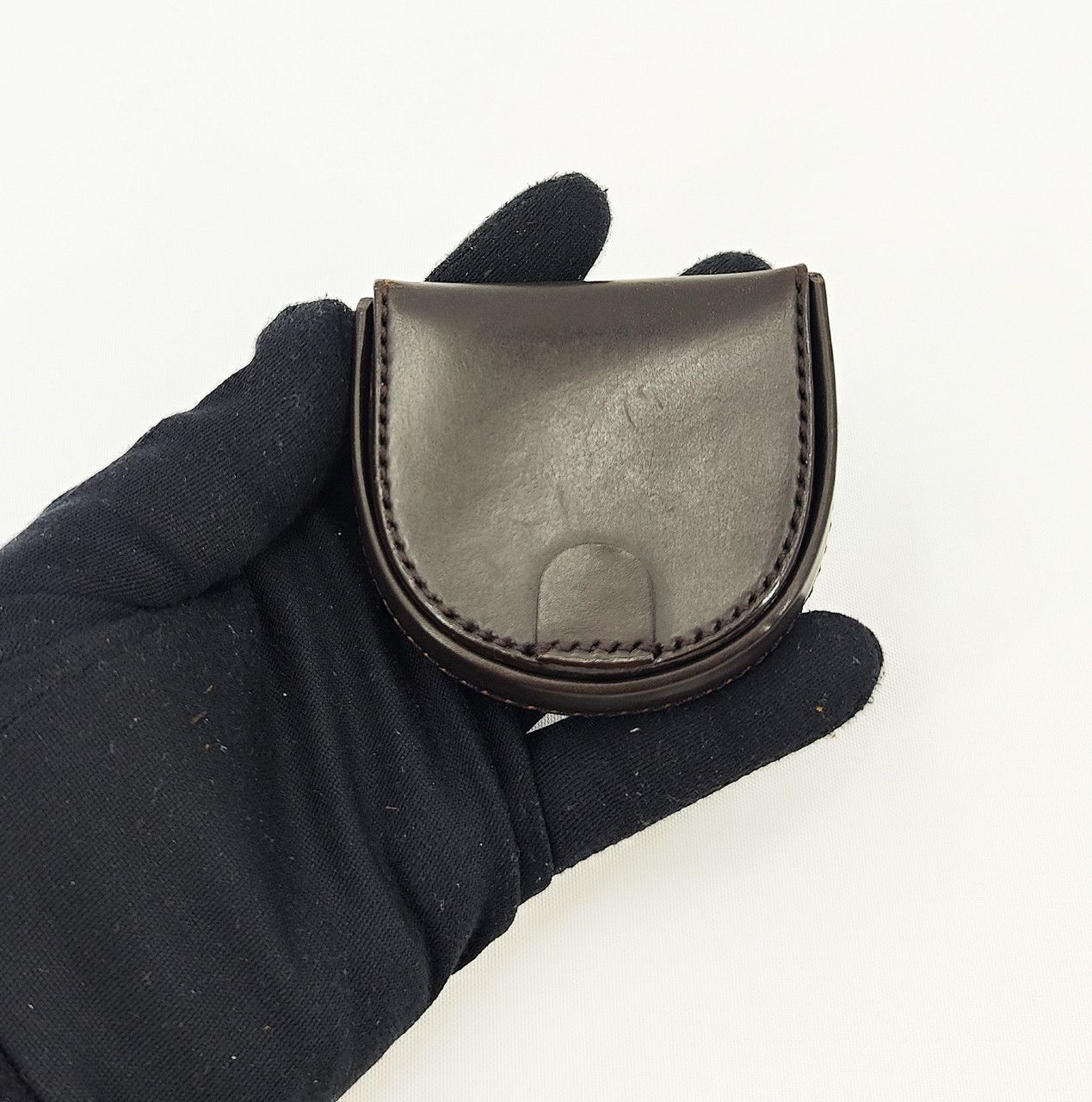 Brooks Brothers rare BROOKS BROTHERS leather coin case SAMPLE Size ONE SIZE - 2 Thumbnail