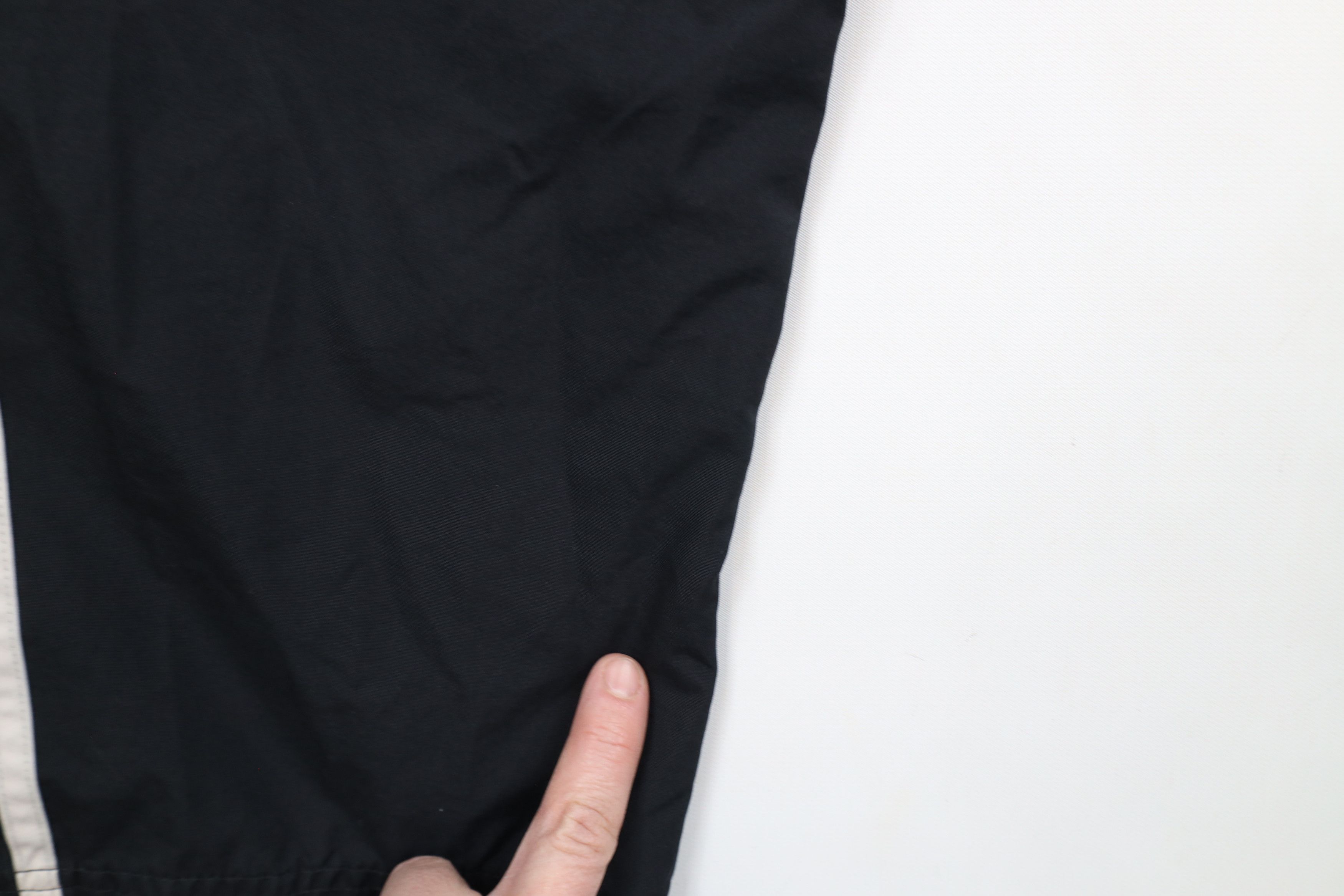 Adidas × Vintage Vintage 90s Adidas Spell Out Lined Wide Leg Pants Black Size US 36 / EU 52 - 7 Thumbnail