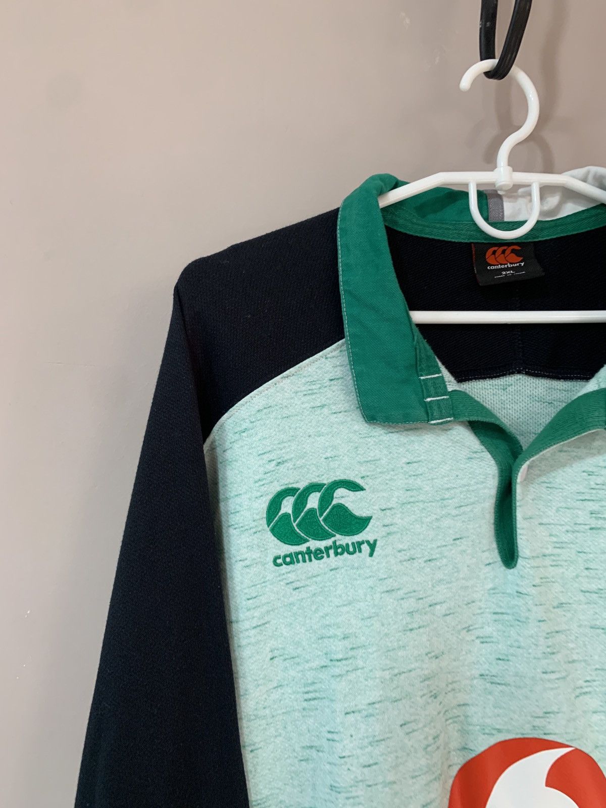 Canterbury of New Zealand Ireland 2018 Away Rugby Union Long Sleeve Shirt Canterbury Size US XXL / EU 58 / 5 - 3 Thumbnail