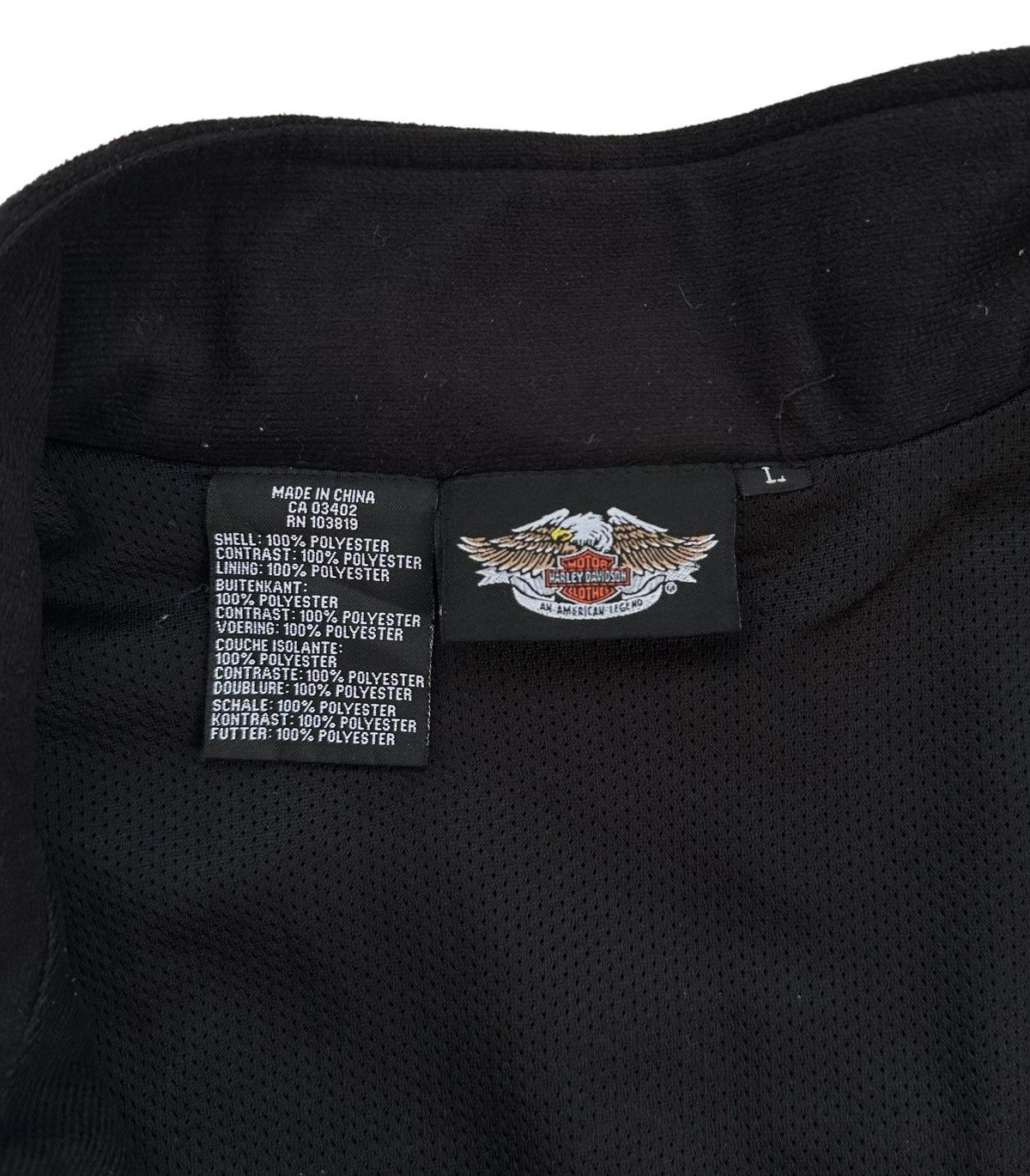 Harley Davidson × Warren Lotas Harley Davidson Fleece Sleeveless Size US L / EU 52-54 / 3 - 5 Thumbnail