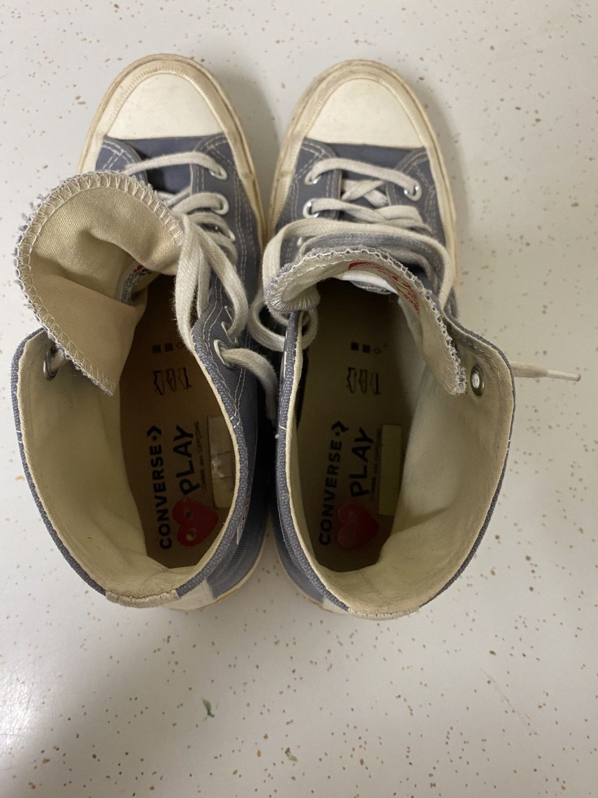 Comme des Garcons Comme Des Garcons Play Converse Chuck Taylor High Shoes Y2K Size US 7 / EU 40 - 10 Thumbnail