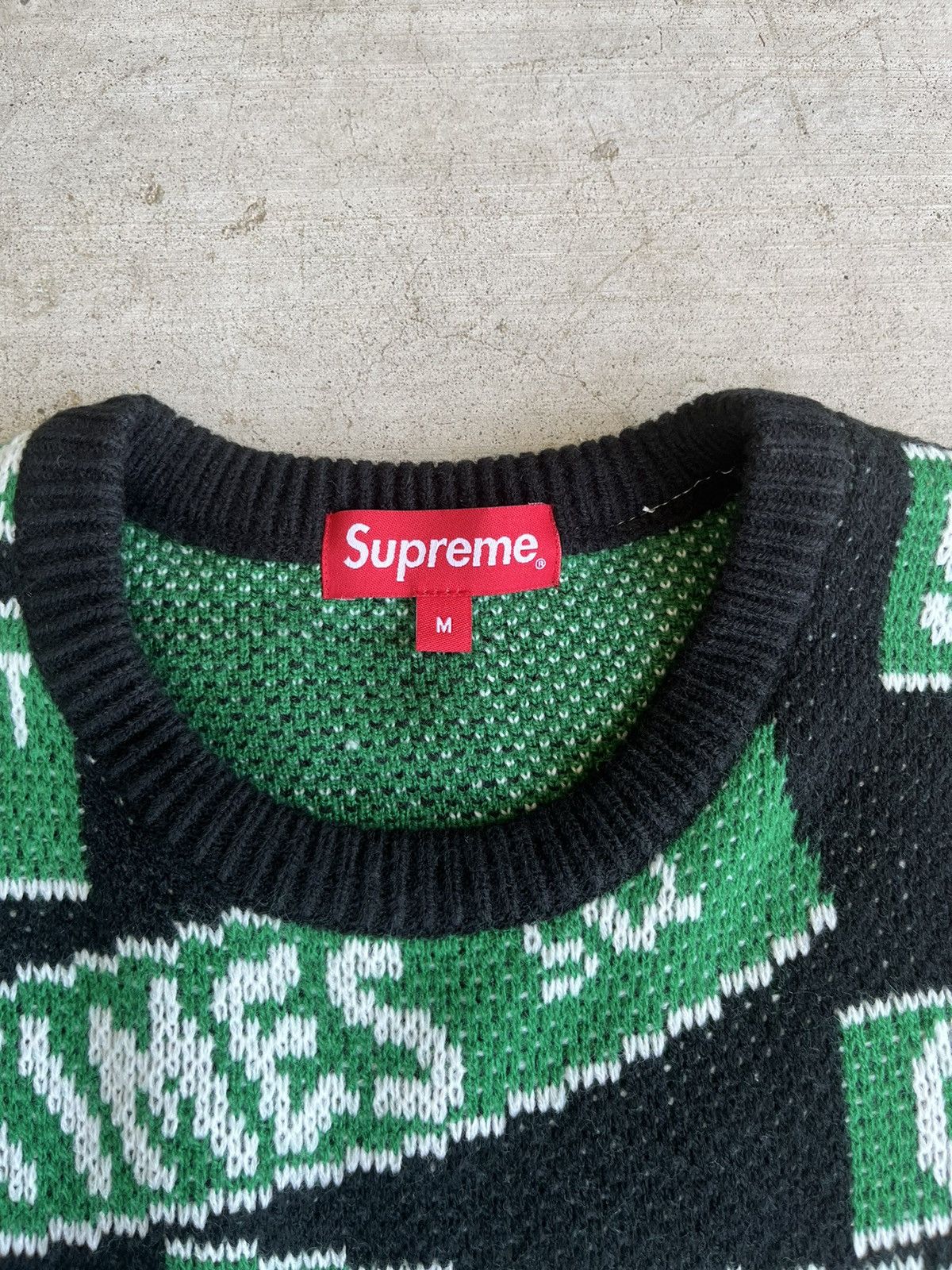 Supreme Supreme Street Signs Sweater 🚦 Size US M / EU 48-50 / 2 - 4 Thumbnail
