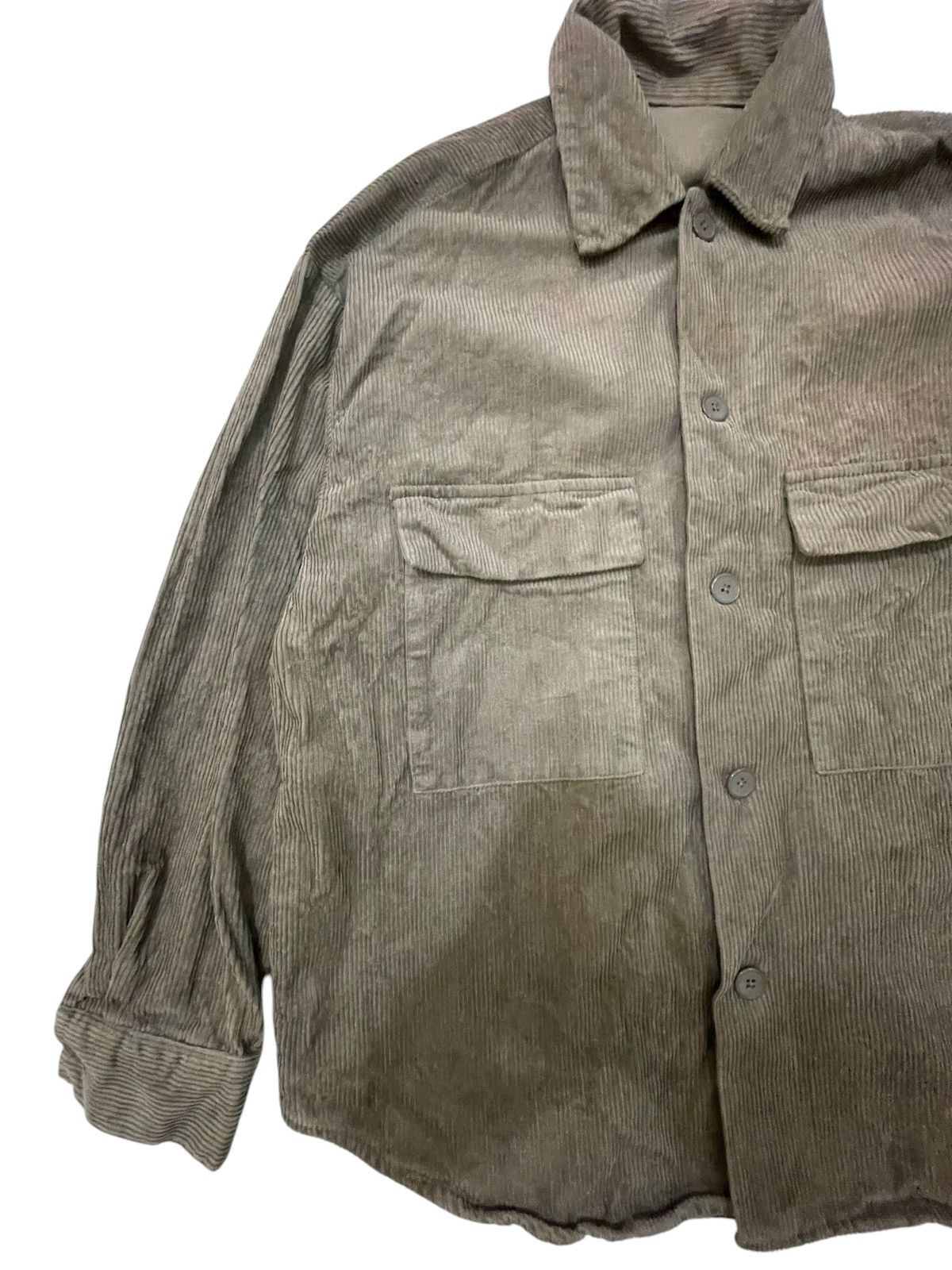 GU × Japanese Brand GU Corduroy Overshirt Jacket Size US M / EU 48-50 / 2 - 2 Thumbnail