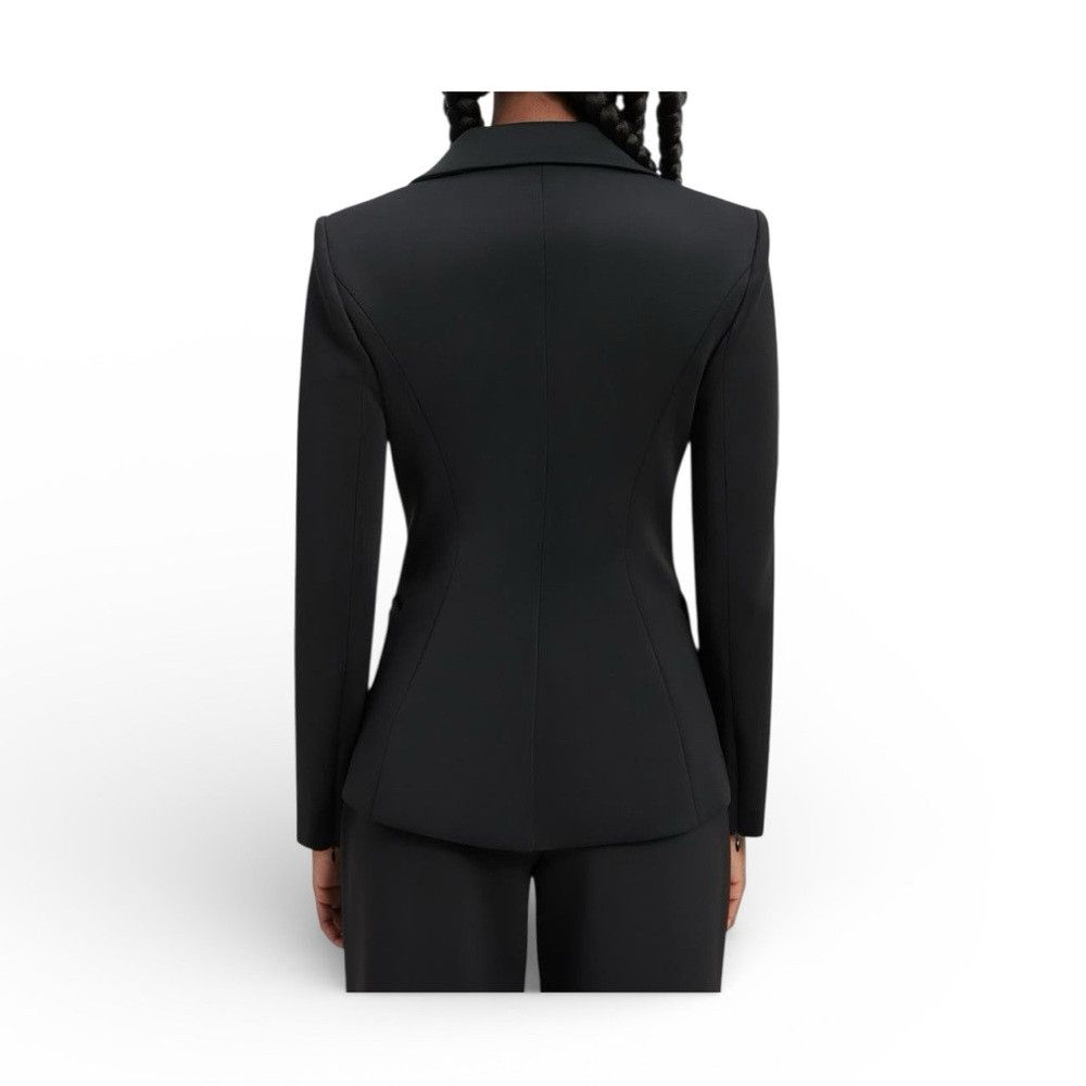 Good American Good American Scuba Tailored Black Blazer Jacket NWT Size S Size S / US 4 / IT 40 - 2 Thumbnail