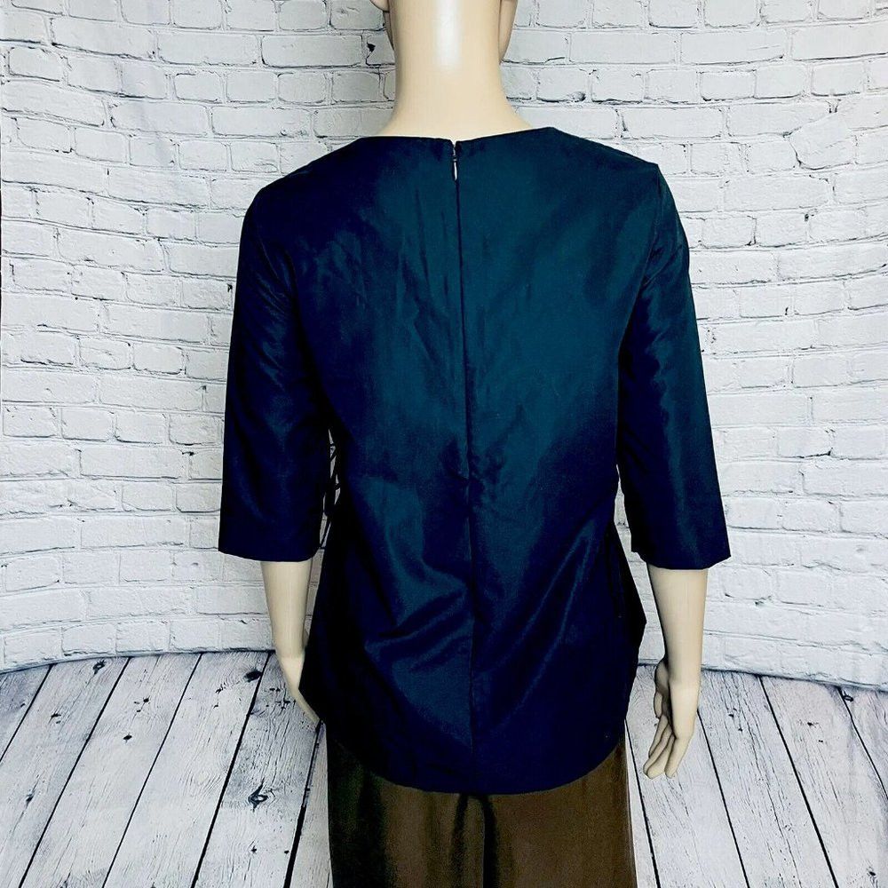 Cos NWT New $99 COS Navy Ring Detail Top Size 2 Size XS / US 0-2 / IT 36-38 - 4 Thumbnail