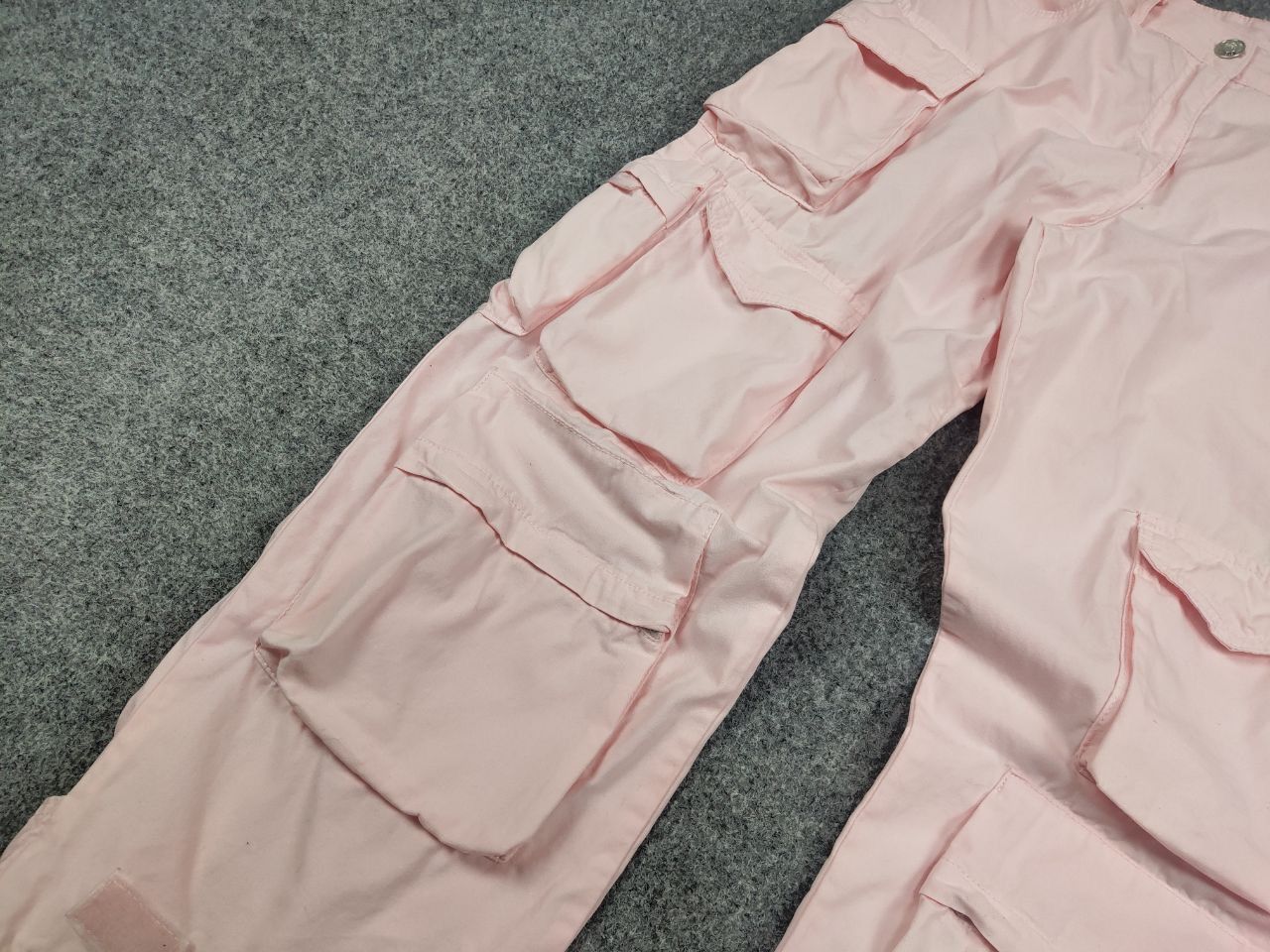 Hysteric Glamour Vintage If Six Was Nine Style Y2K Pink Parachute Cargo Pants Size 30" / US 8 / IT 44 - 10 Thumbnail