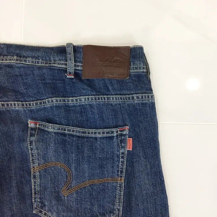 Vintage DANIEL DODD BLUE DENIM JEANS PANTS Size US 44 / EU 60 - 7 Thumbnail