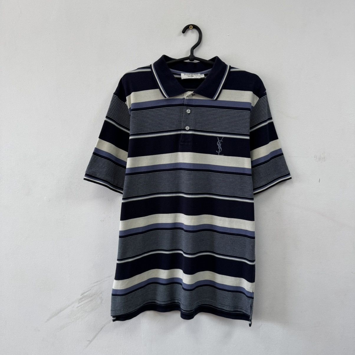 YSL Yves Saint Lauren Polo Shirt Tee Vintage