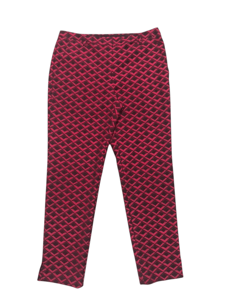 Krizia × Krizia Uomo Evex By Krizia Geometric Colourful Ankle Pants Women Size 30" / US 8 / IT 44 - 1 Thumbnail
