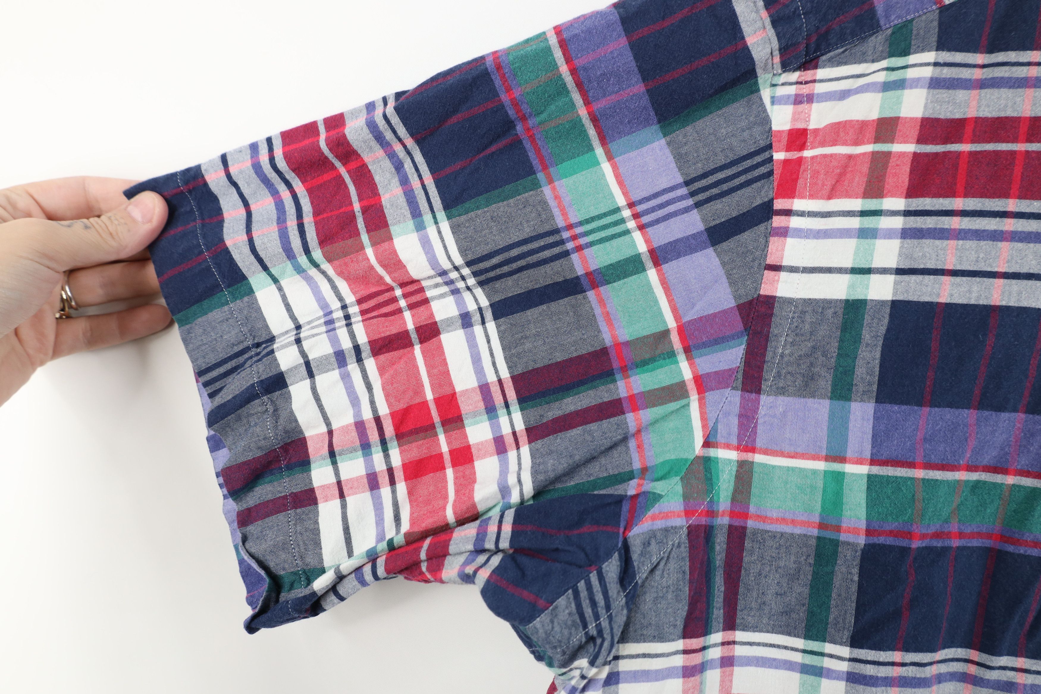 Ralph Lauren Vintage 90s Ralph Lauren Madras Plaid Button Down Shirt Size US XL / EU 56 / 4 - 5 Thumbnail